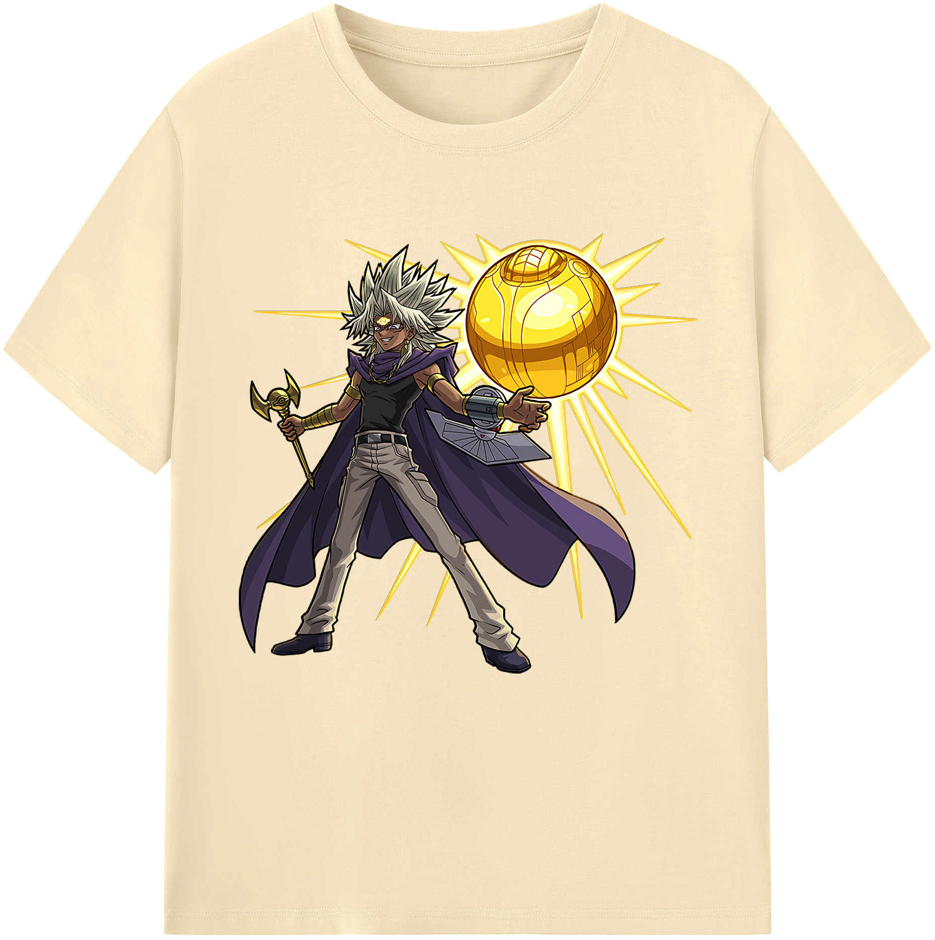 （画像用） 遊☆戯☆王 Yu-Gi-Oh! 綿100％半袖Tシャツ（フロントプリント）