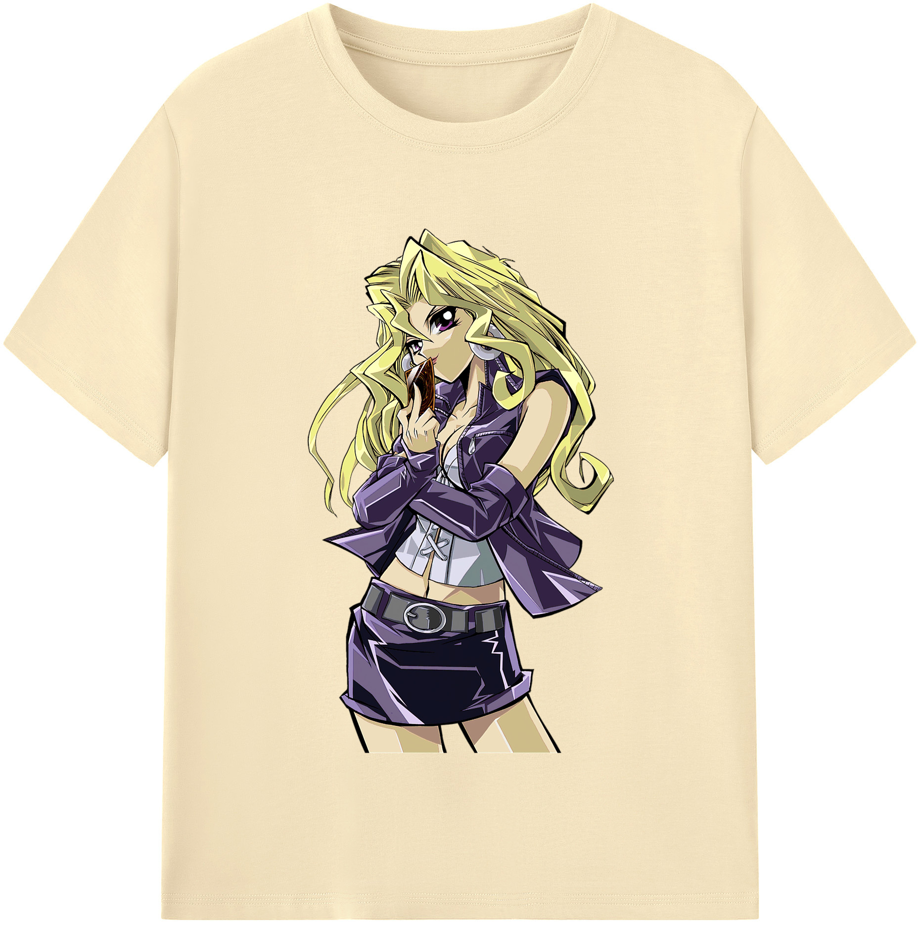 （画像用） 遊☆戯☆王 Yu-Gi-Oh! 綿100％半袖Tシャツ（フロントプリント）