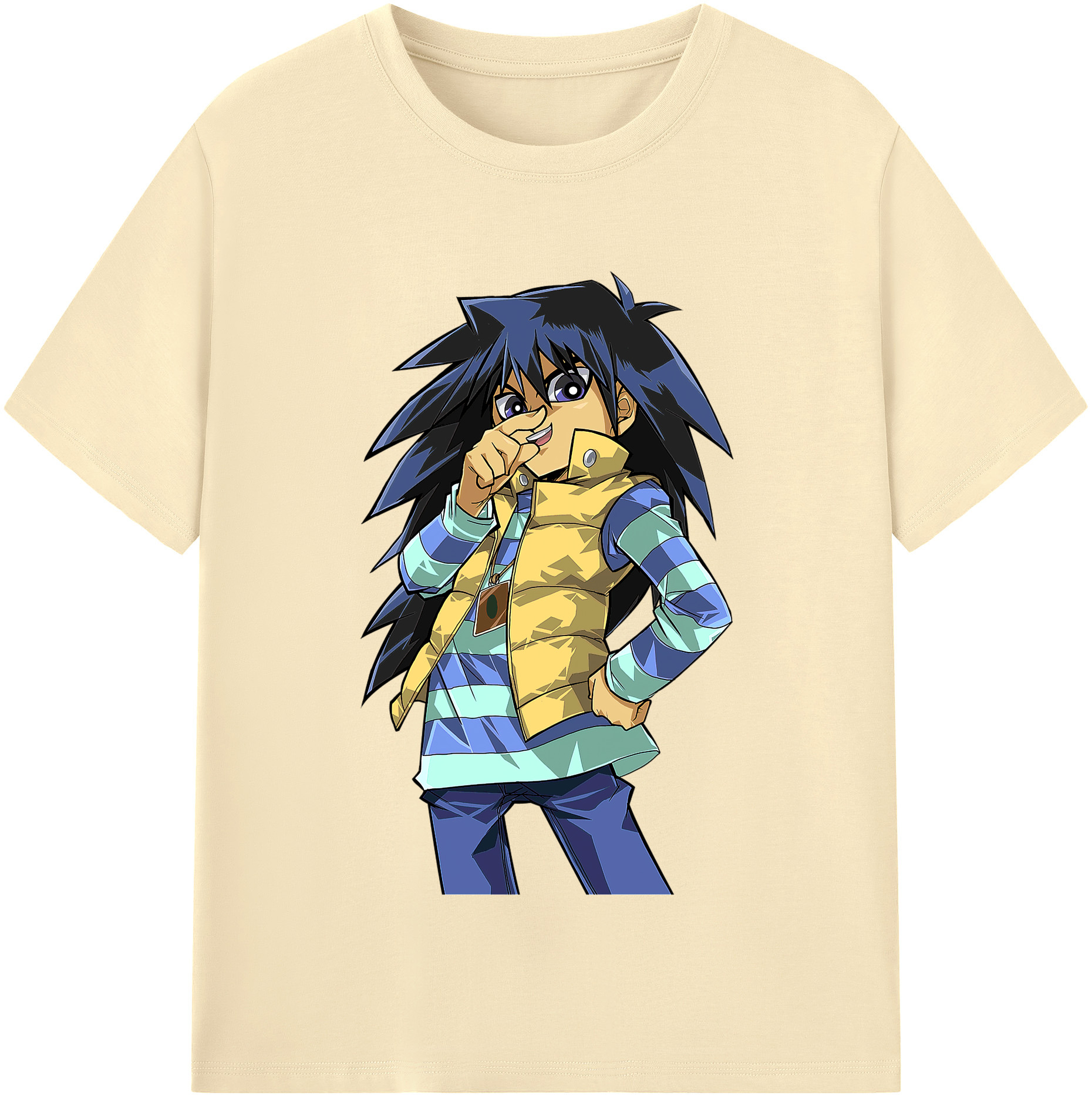 （画像用） 遊☆戯☆王 Yu-Gi-Oh! 綿100％半袖Tシャツ（フロントプリント）