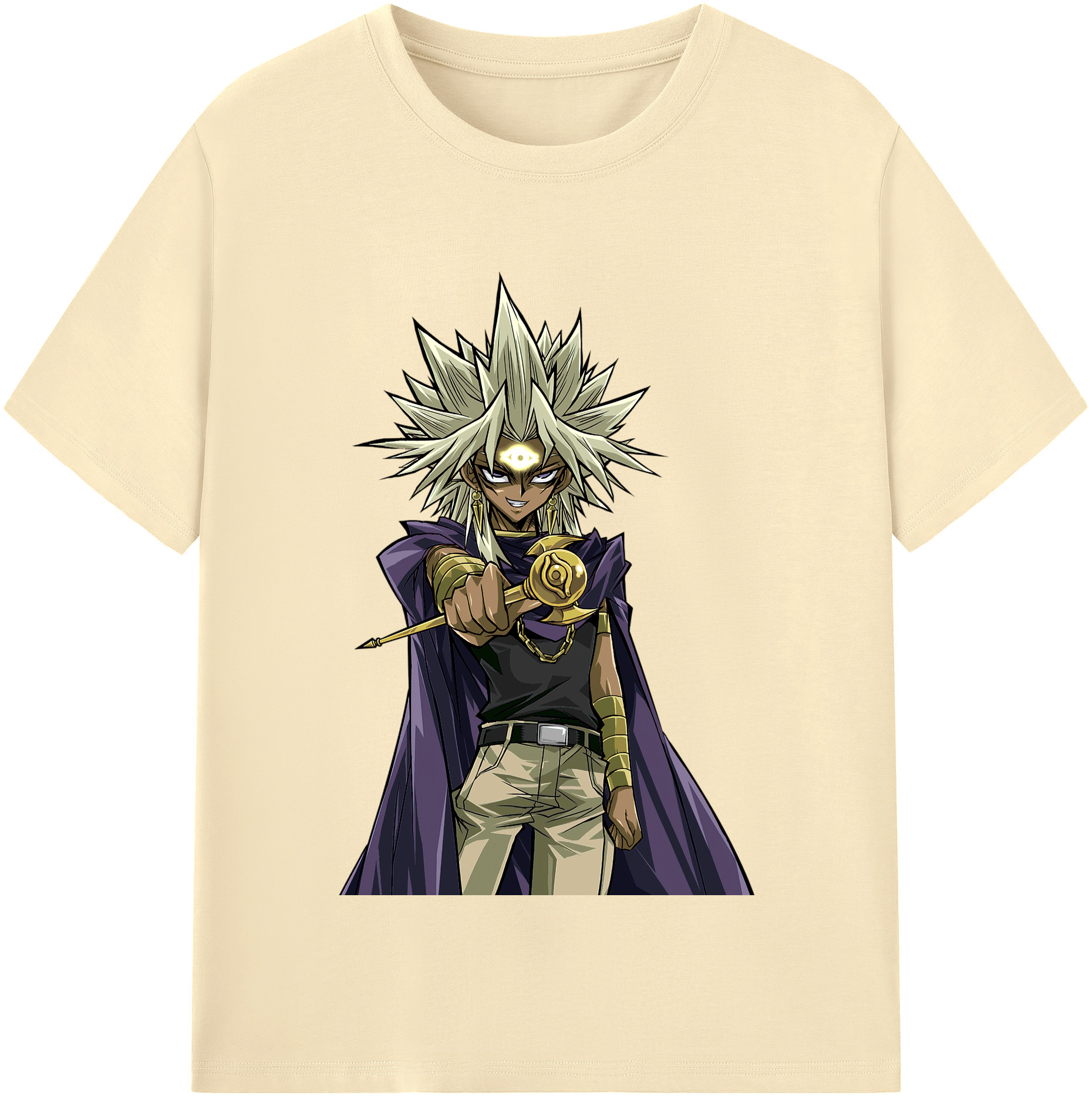（画像用） 遊☆戯☆王 Yu-Gi-Oh! 綿100％半袖Tシャツ（フロントプリント）