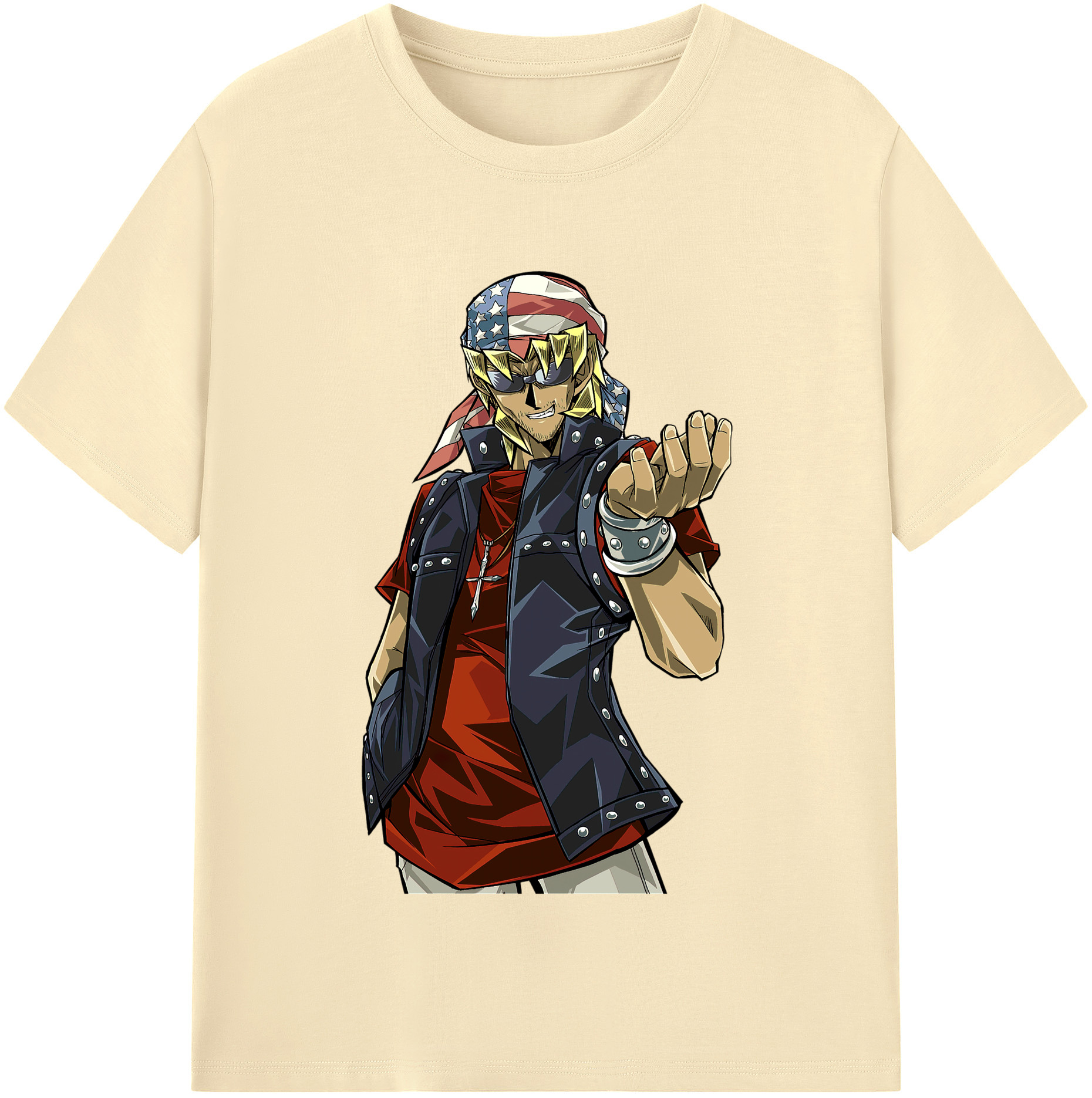 （画像用） 遊☆戯☆王 Yu-Gi-Oh! 綿100％半袖Tシャツ（フロントプリント）