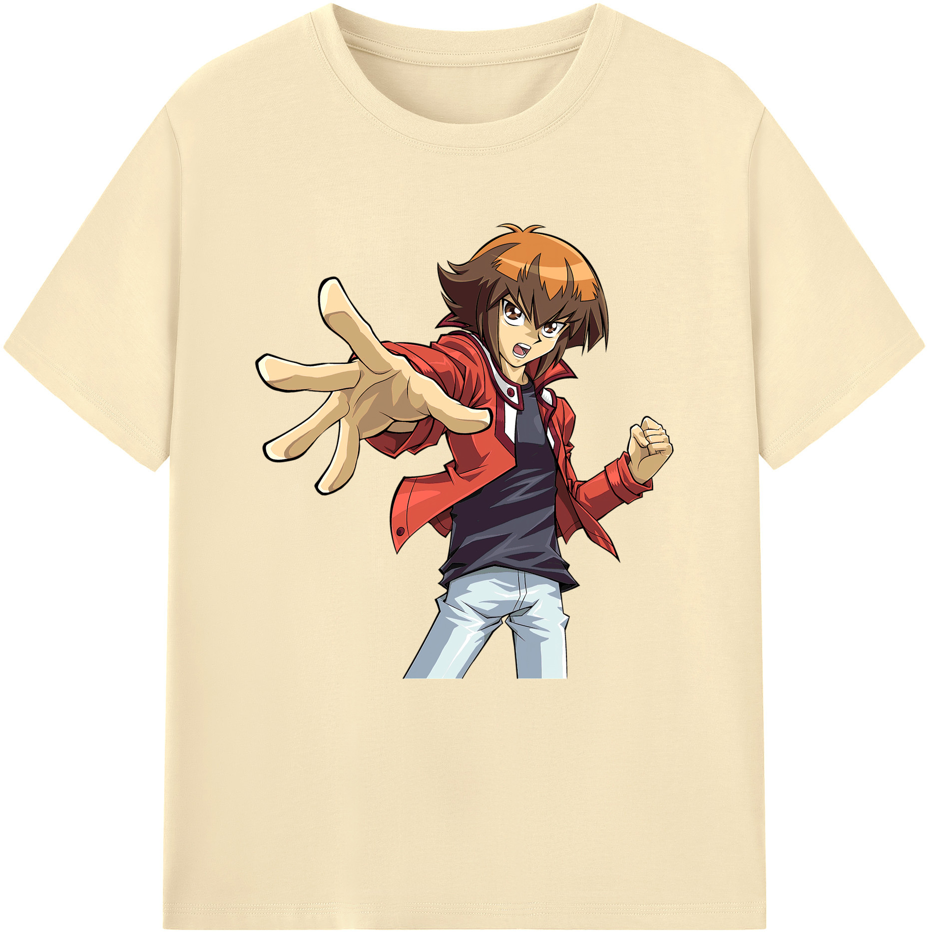 （画像用） 遊☆戯☆王 Yu-Gi-Oh! 綿100％半袖Tシャツ（フロントプリント）