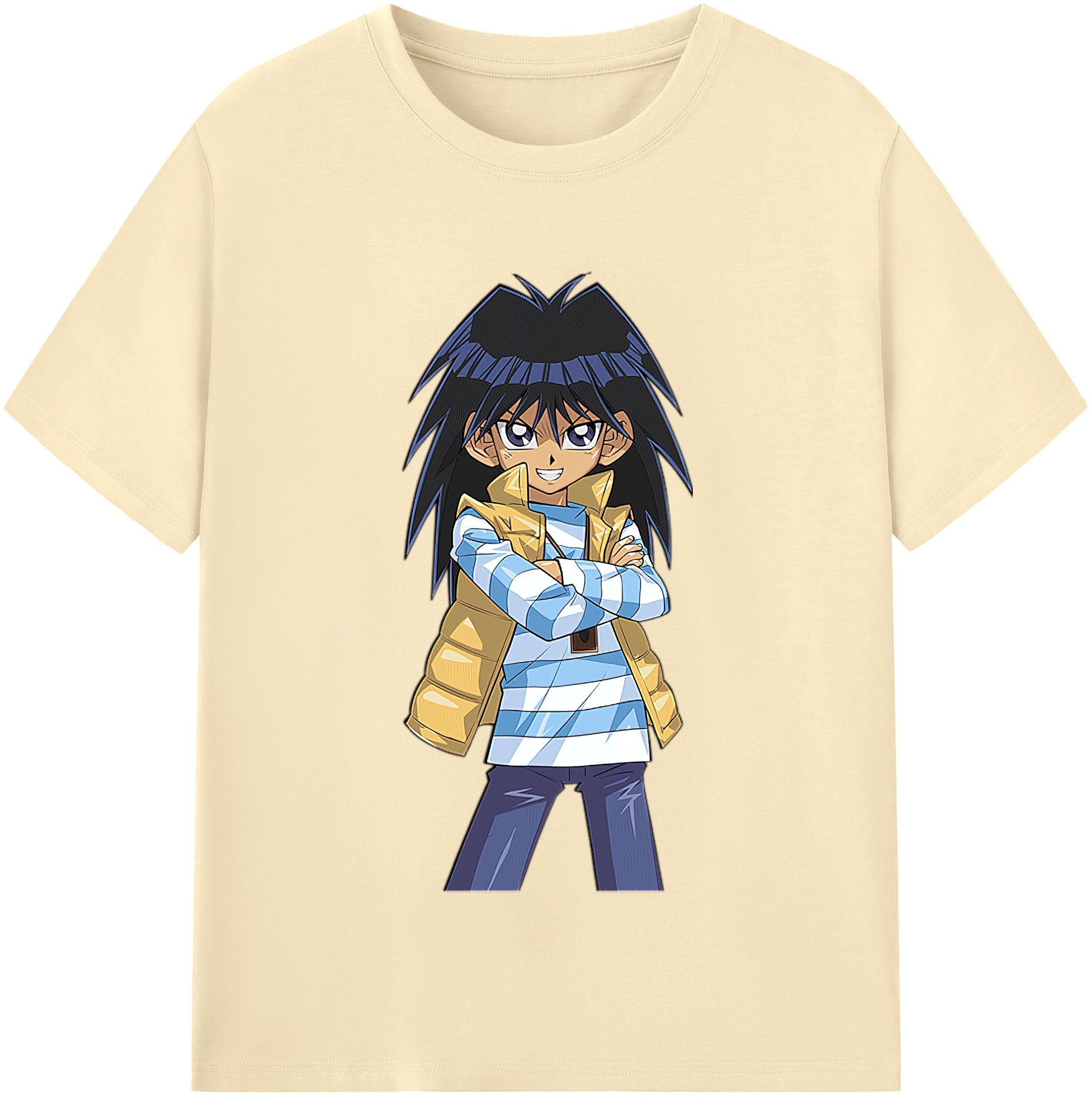 （画像用） 遊☆戯☆王 Yu-Gi-Oh! 綿100％半袖Tシャツ（フロントプリント）