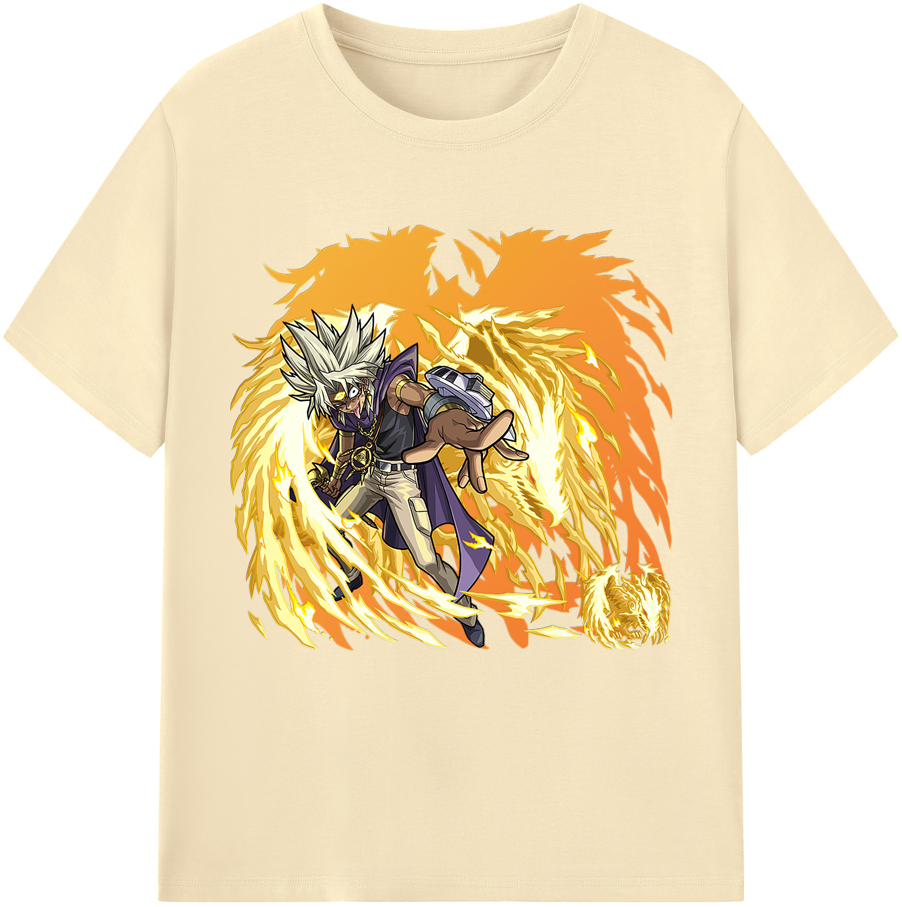 （画像用） 遊☆戯☆王 Yu-Gi-Oh! 綿100％半袖Tシャツ（フロントプリント）