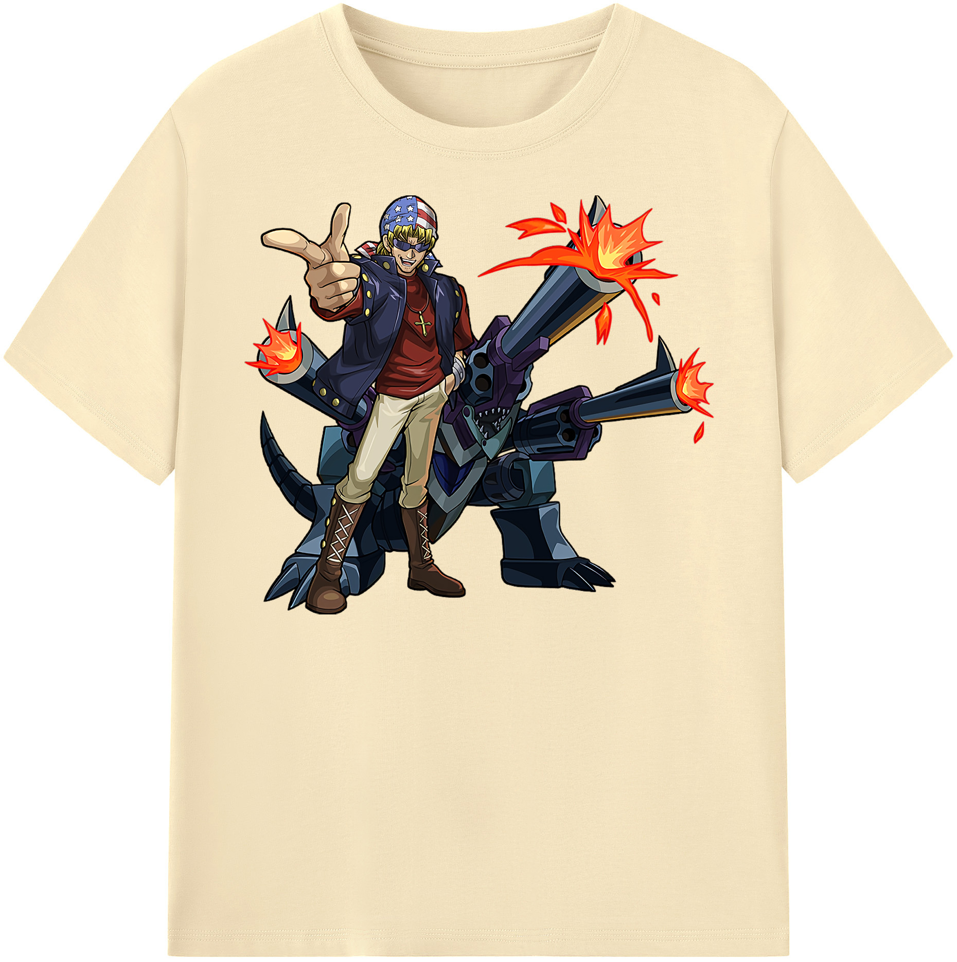 （画像用） 遊☆戯☆王 Yu-Gi-Oh! 綿100％半袖Tシャツ（フロントプリント）