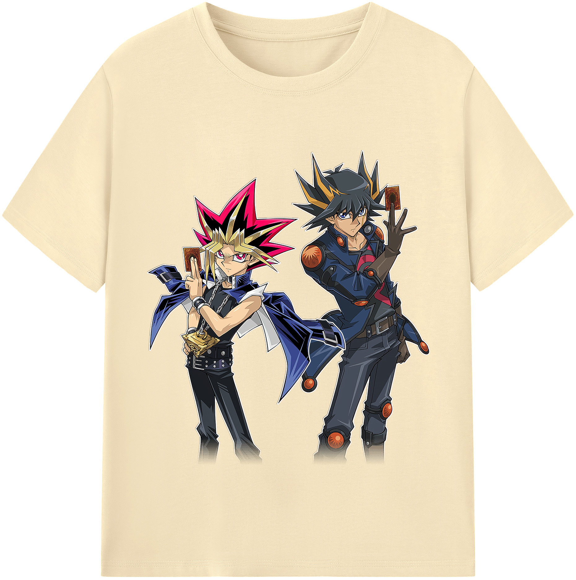 （画像用） 遊☆戯☆王 Yu-Gi-Oh! 綿100％半袖Tシャツ（フロントプリント）