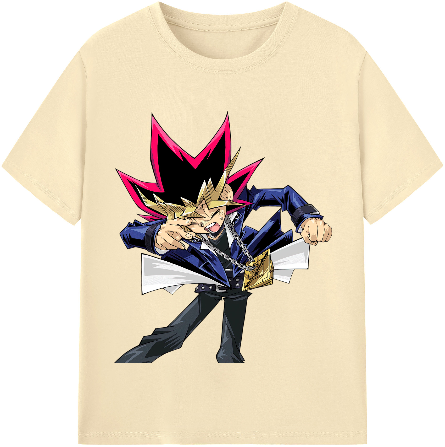 （画像用） 遊☆戯☆王 Yu-Gi-Oh! 綿100％半袖Tシャツ（フロントプリント）