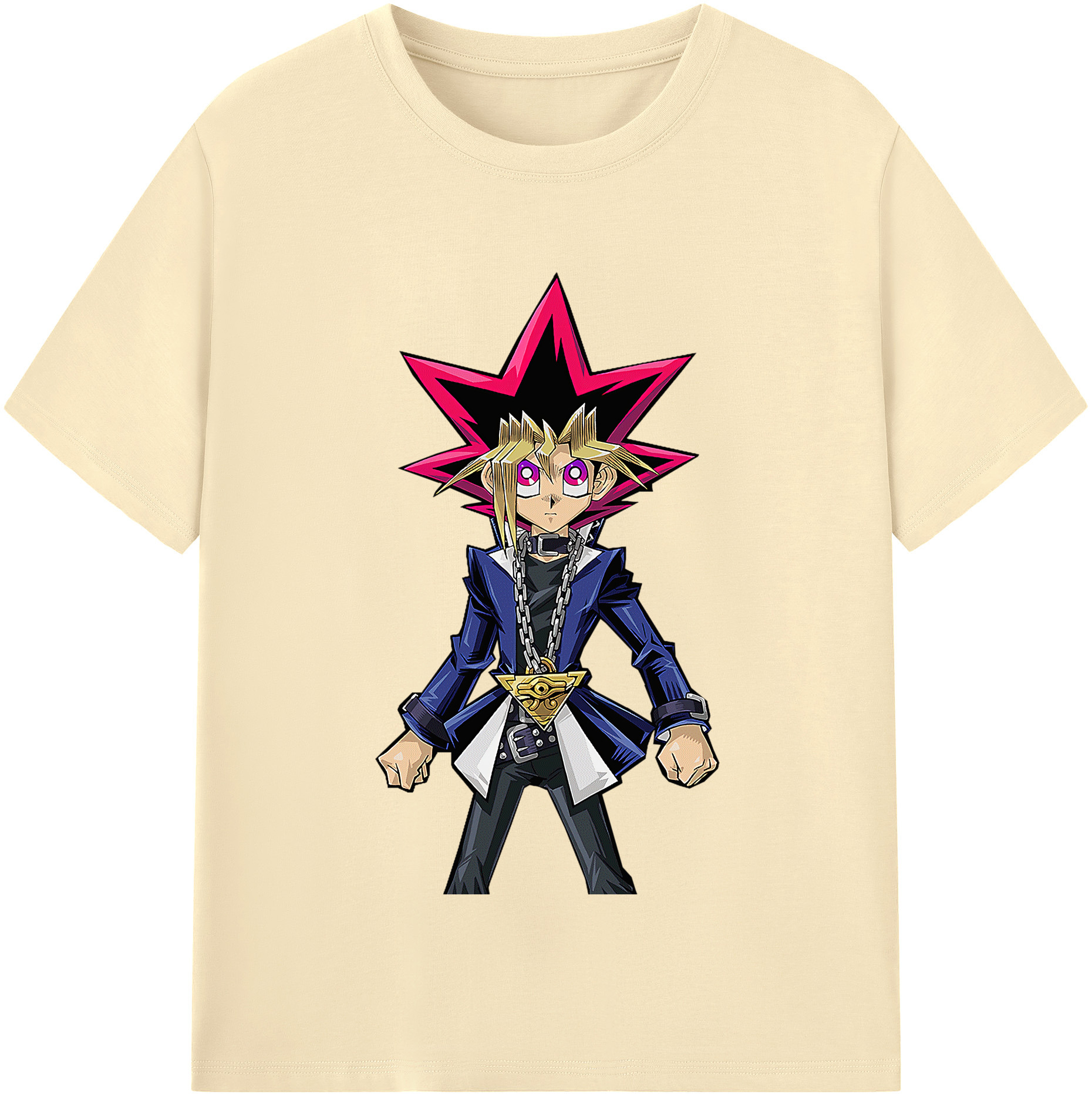 （画像用） 遊☆戯☆王 Yu-Gi-Oh! 綿100％半袖Tシャツ（フロントプリント）