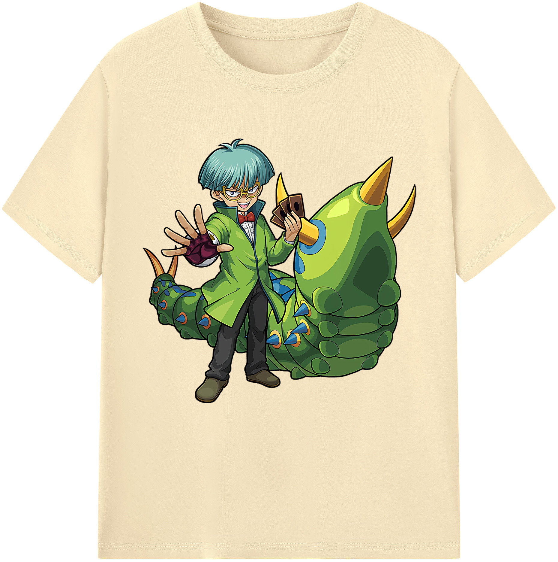 （画像用） 遊☆戯☆王 Yu-Gi-Oh! 綿100％半袖Tシャツ（フロントプリント）