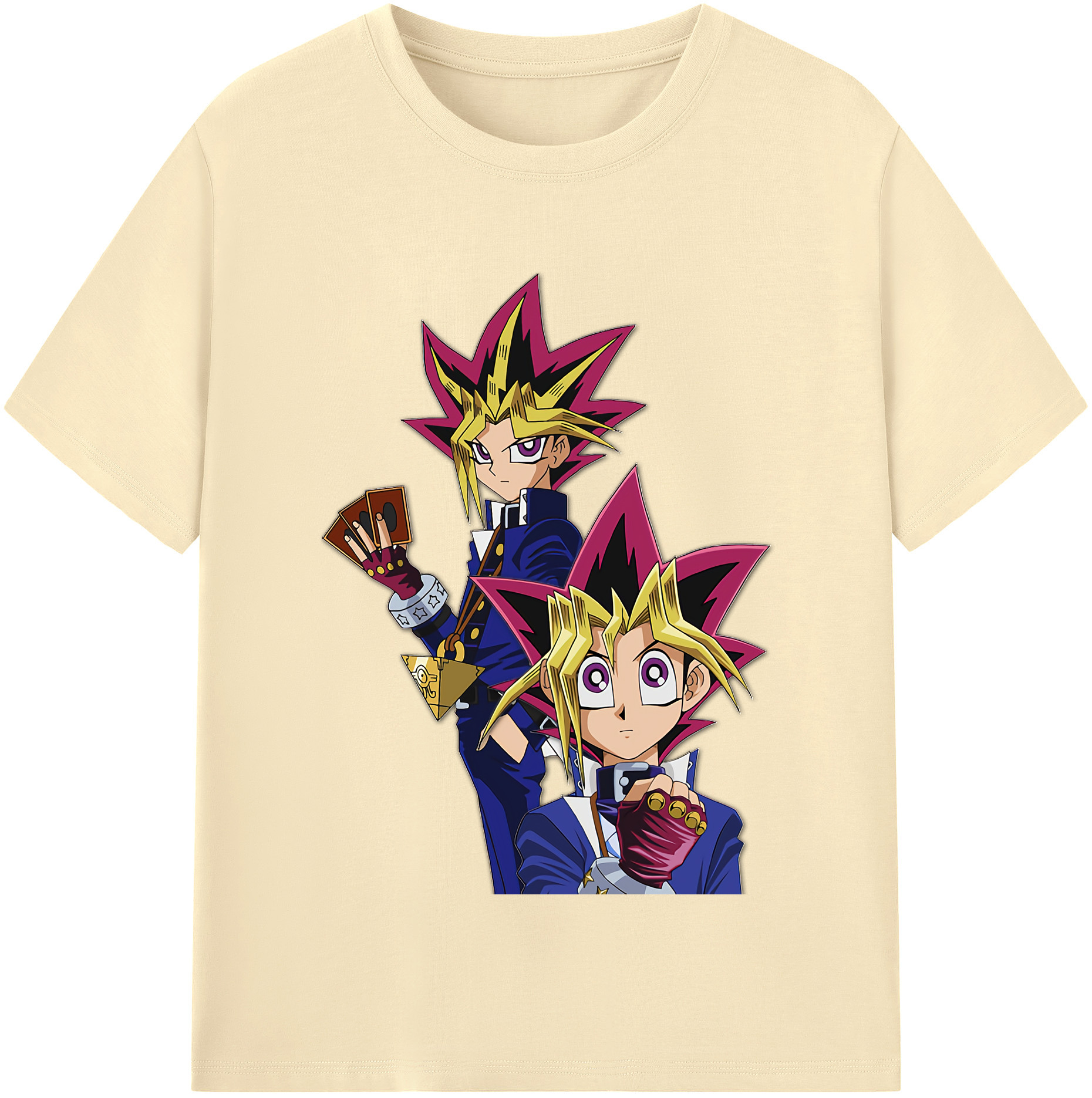 （画像用） 遊☆戯☆王 Yu-Gi-Oh! 綿100％半袖Tシャツ（フロントプリント）