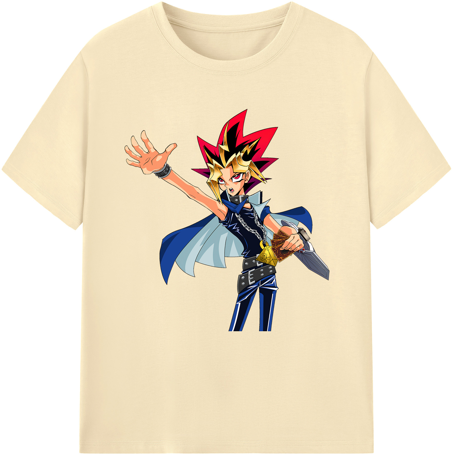 （画像用） 遊☆戯☆王 Yu-Gi-Oh! 綿100％半袖Tシャツ（フロントプリント）