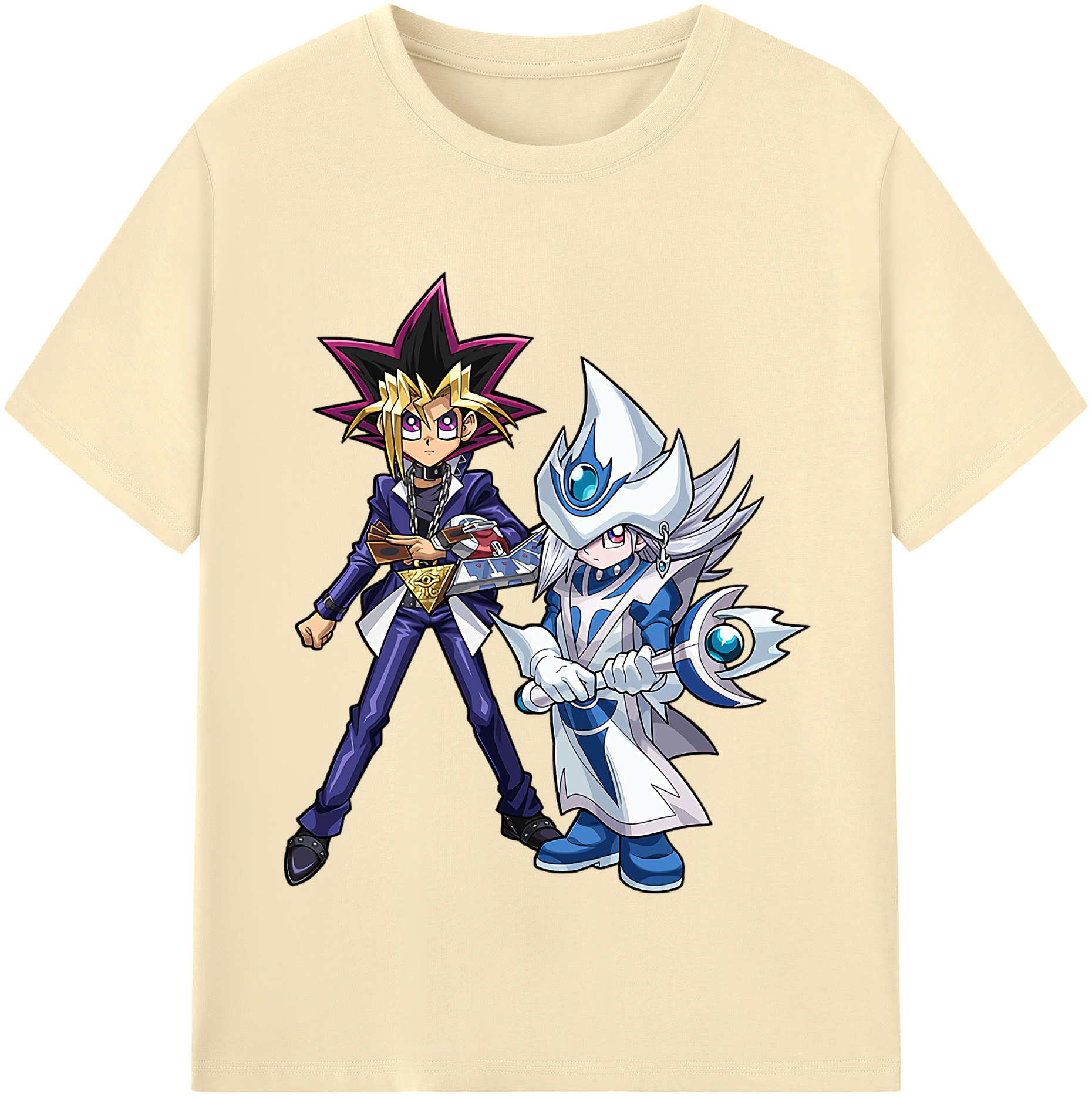 （画像用） 遊☆戯☆王 Yu-Gi-Oh! 綿100％半袖Tシャツ（フロントプリント）