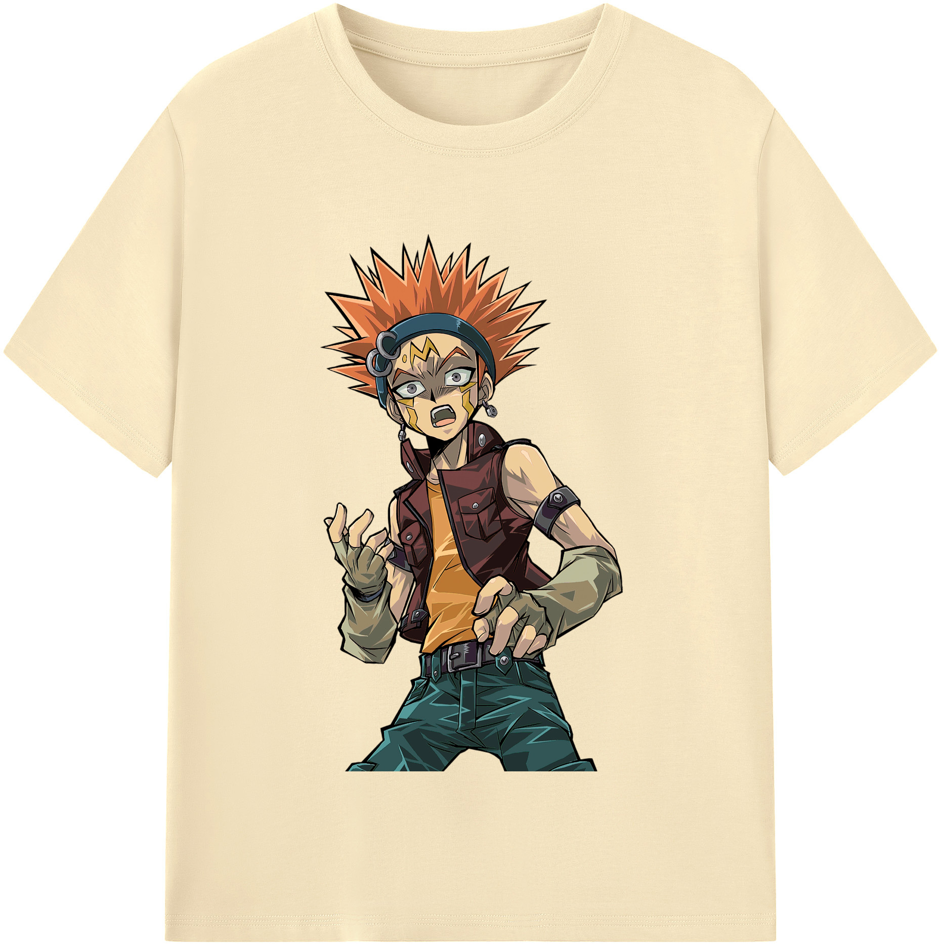 （画像用） 遊☆戯☆王 Yu-Gi-Oh! 綿100％半袖Tシャツ（フロントプリント）