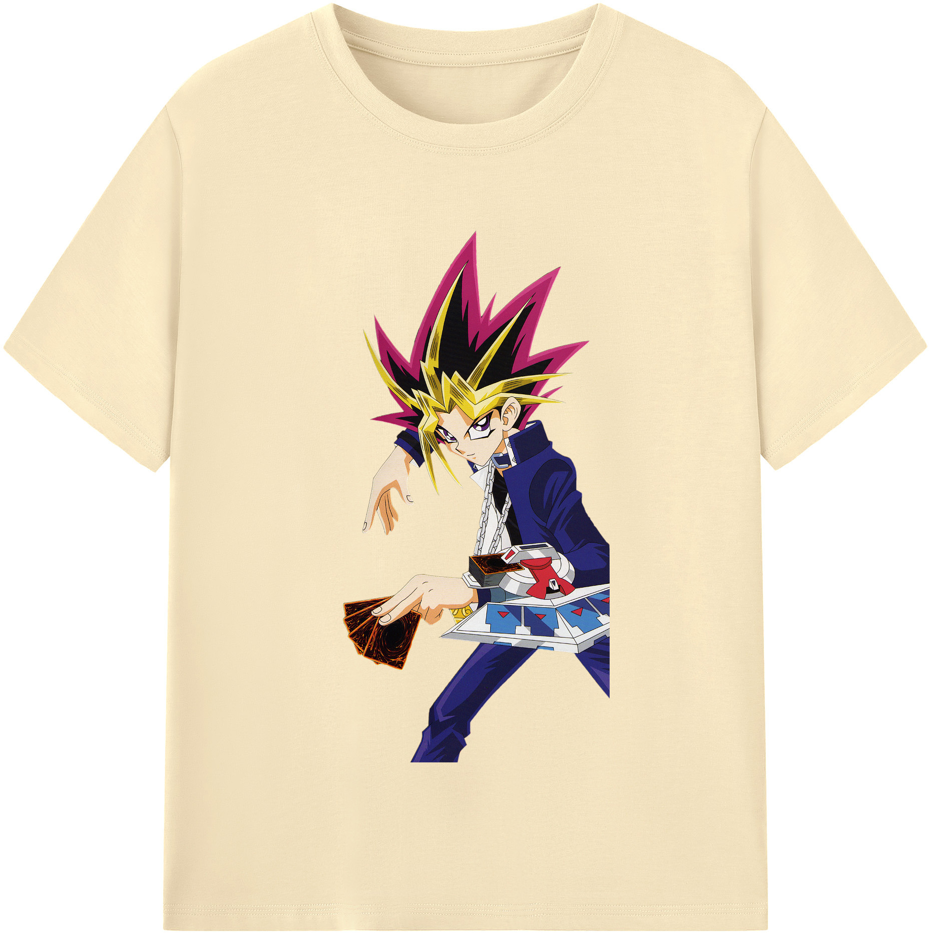（画像用） 遊☆戯☆王 Yu-Gi-Oh! 綿100％半袖Tシャツ（フロントプリント）