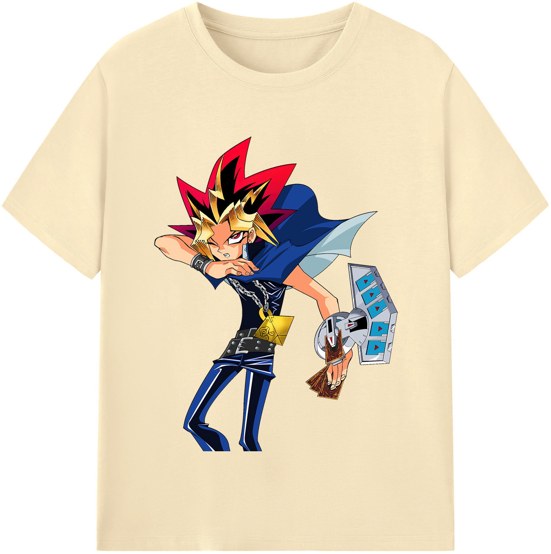（画像用） 遊☆戯☆王 Yu-Gi-Oh! 綿100％半袖Tシャツ（フロントプリント）