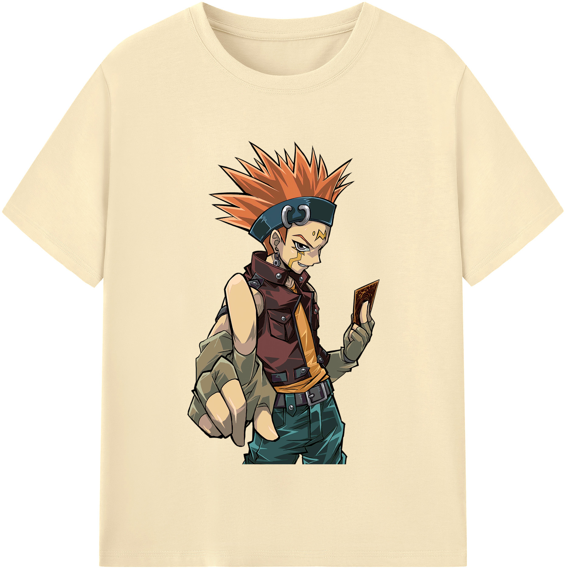 （画像用） 遊☆戯☆王 Yu-Gi-Oh! 綿100％半袖Tシャツ（フロントプリント）