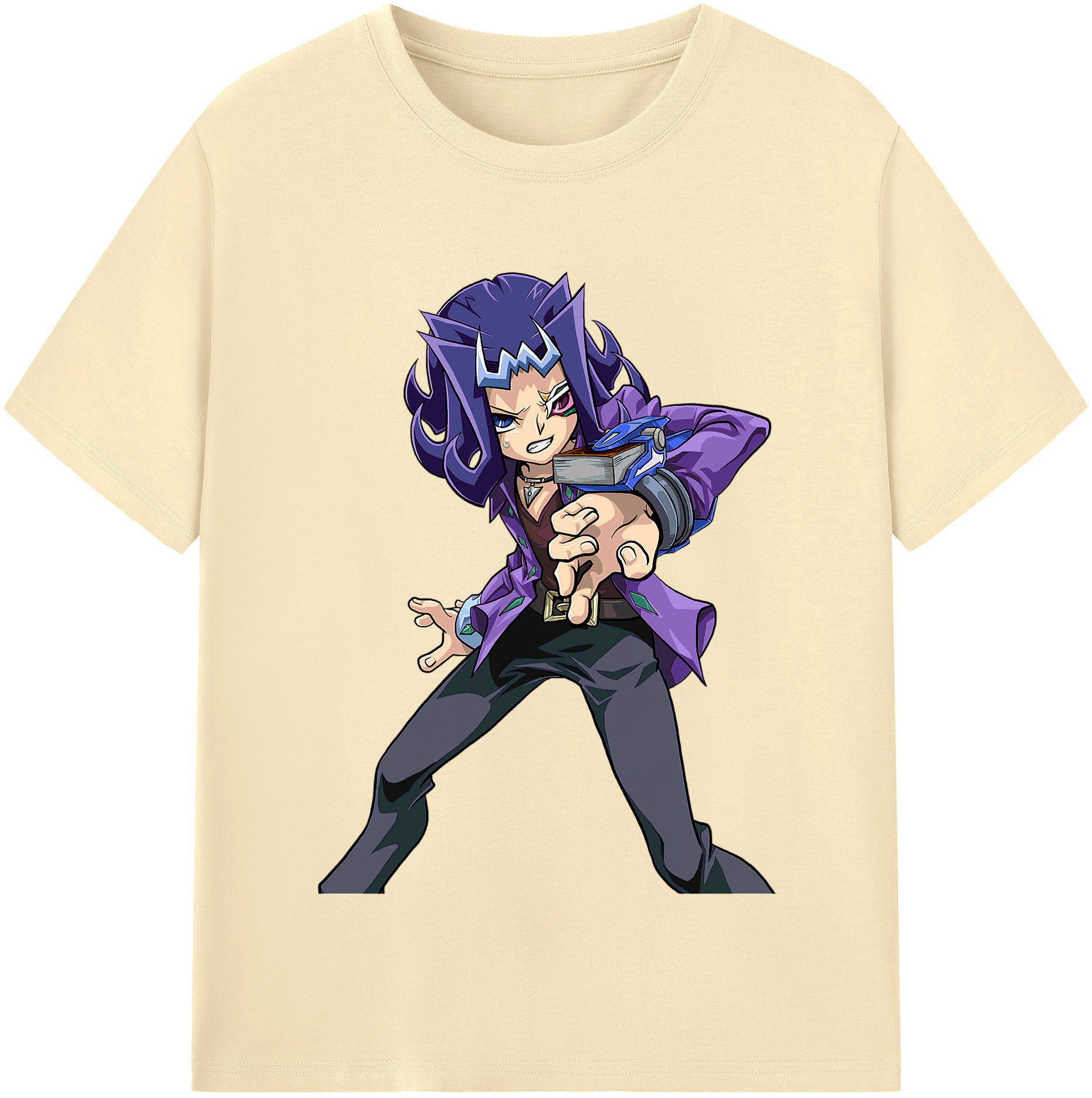 （画像用） 遊☆戯☆王 Yu-Gi-Oh! 綿100％半袖Tシャツ（フロントプリント）