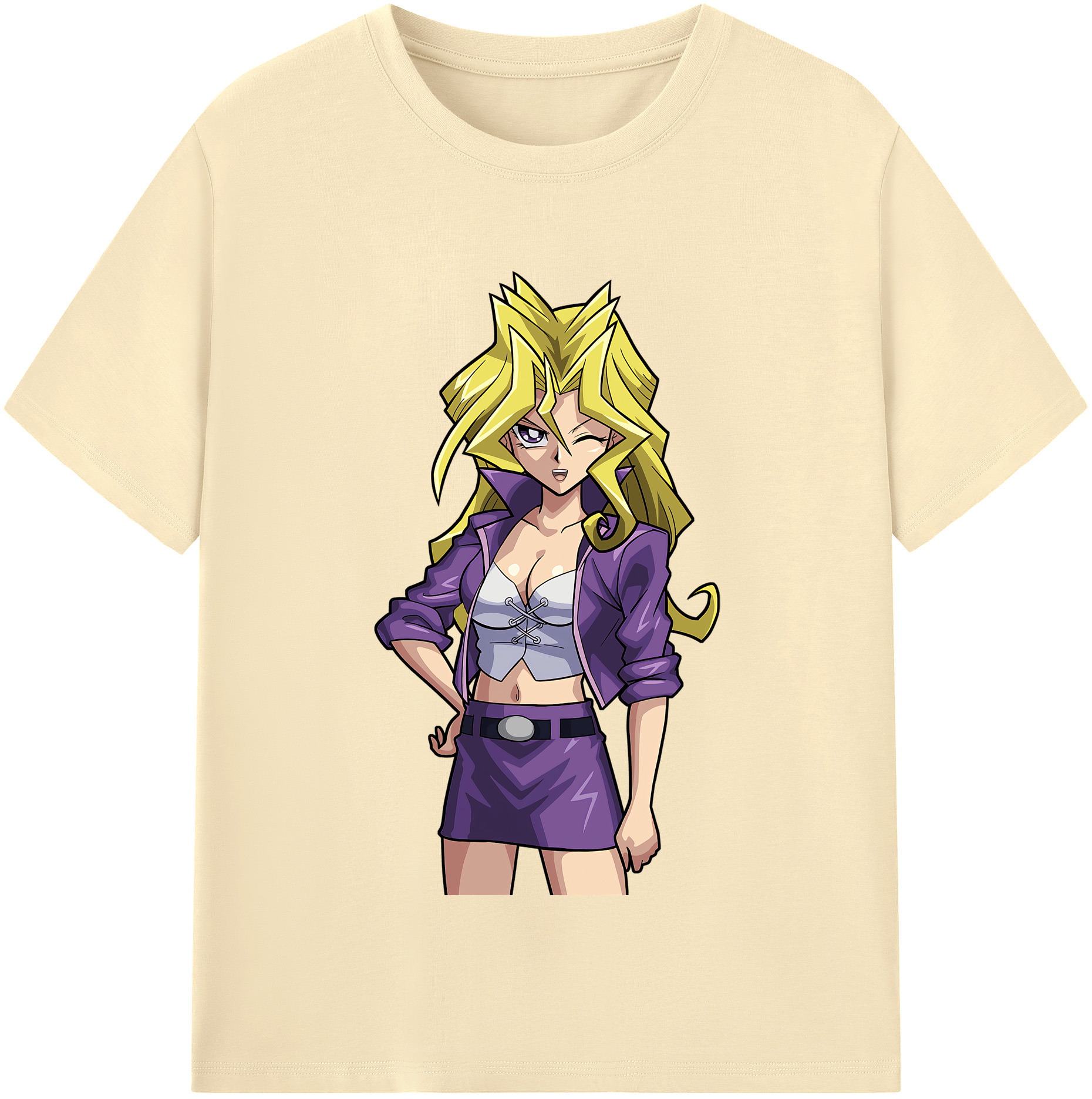 （画像用） 遊☆戯☆王 Yu-Gi-Oh! 綿100％半袖Tシャツ（フロントプリント）