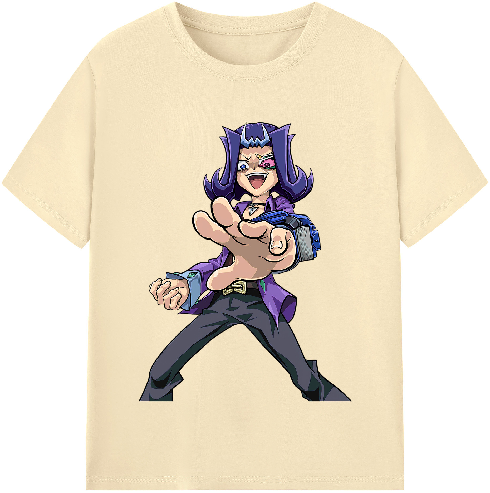 （画像用） 遊☆戯☆王 Yu-Gi-Oh! 綿100％半袖Tシャツ（フロントプリント）