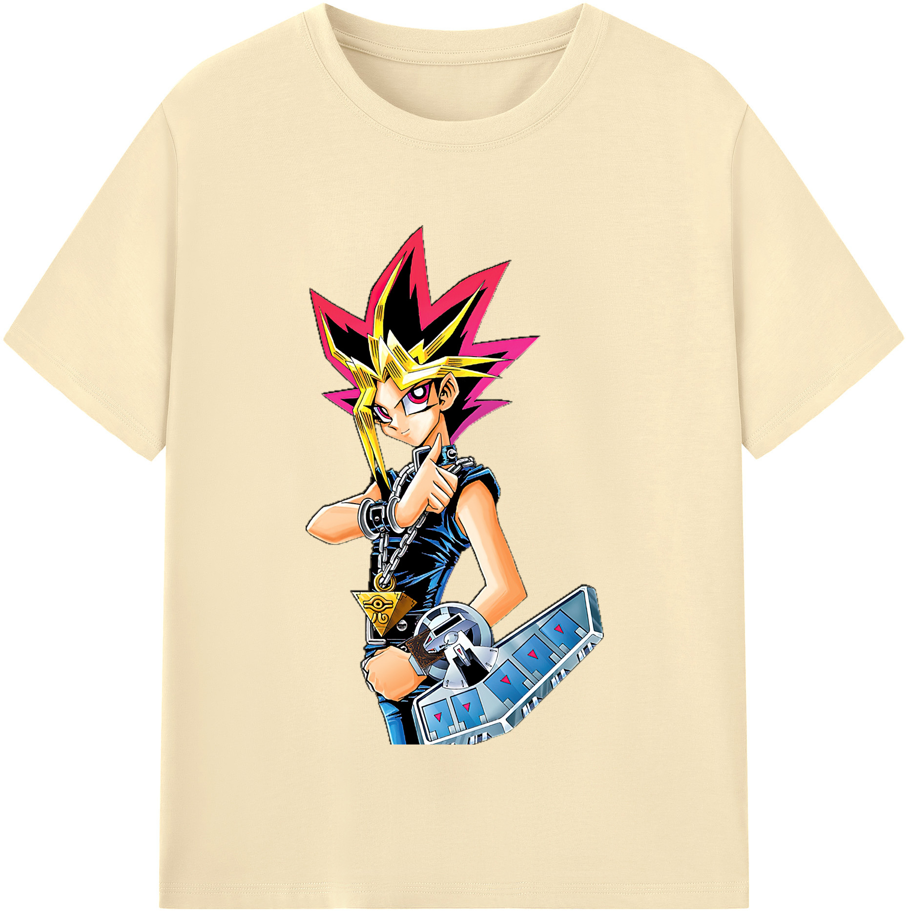 （画像用） 遊☆戯☆王 Yu-Gi-Oh! 綿100％半袖Tシャツ（フロントプリント）