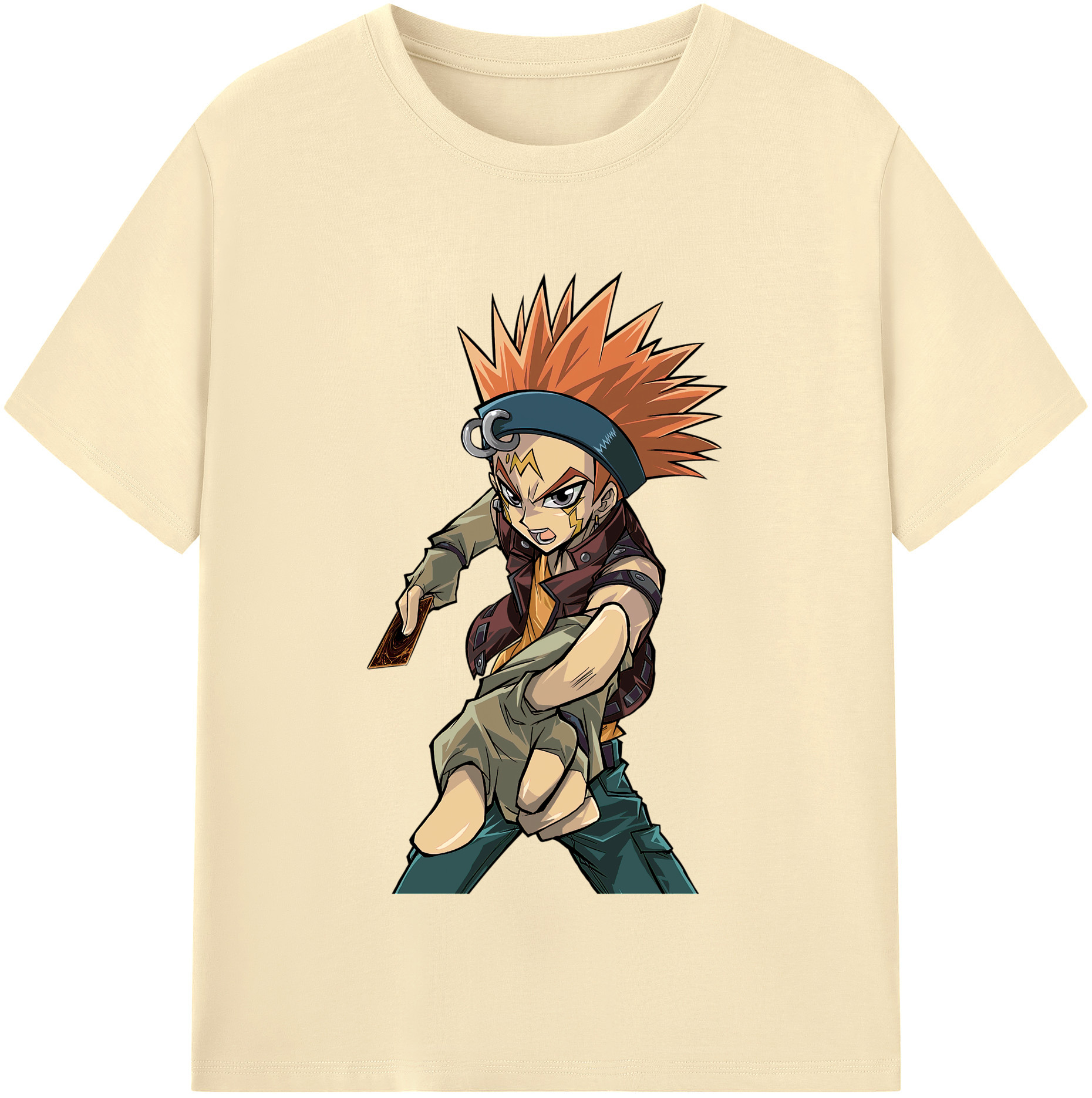 （画像用） 遊☆戯☆王 Yu-Gi-Oh! 綿100％半袖Tシャツ（フロントプリント）
