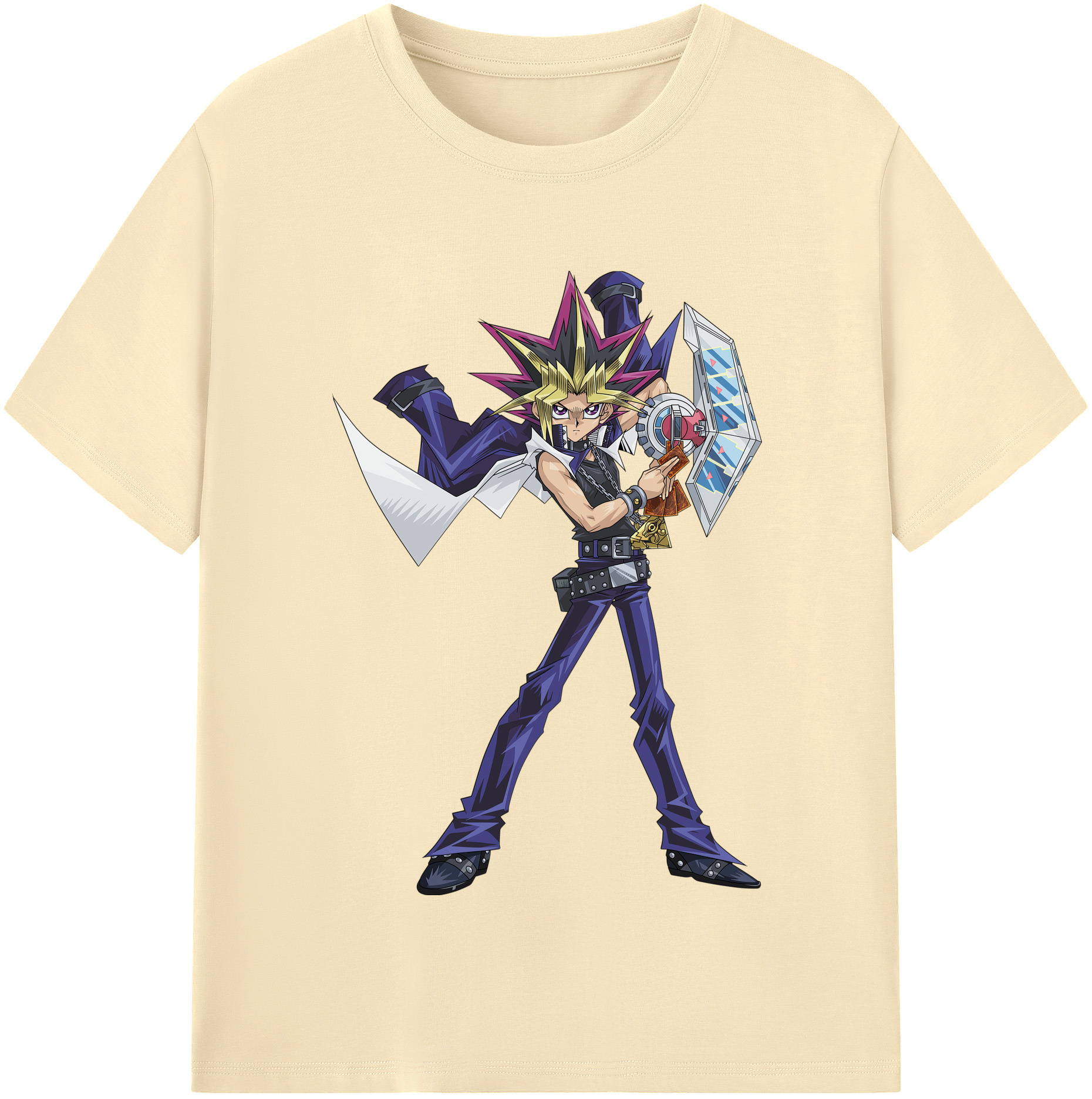 （画像用） 遊☆戯☆王 Yu-Gi-Oh! 綿100％半袖Tシャツ（フロントプリント）