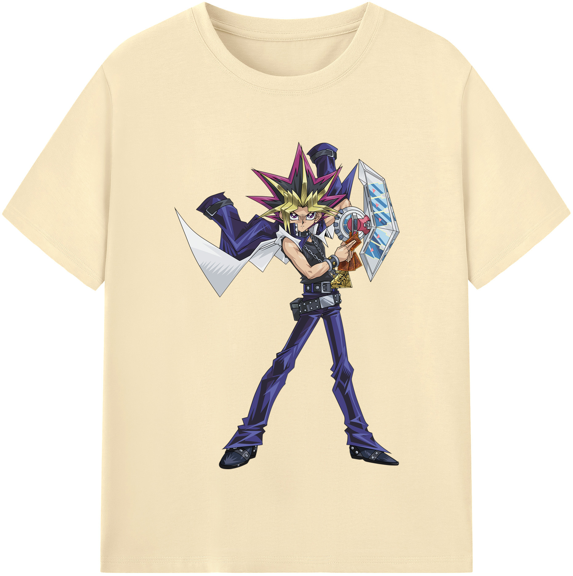 （画像用） 遊☆戯☆王 Yu-Gi-Oh! 綿100％半袖Tシャツ（フロントプリント）