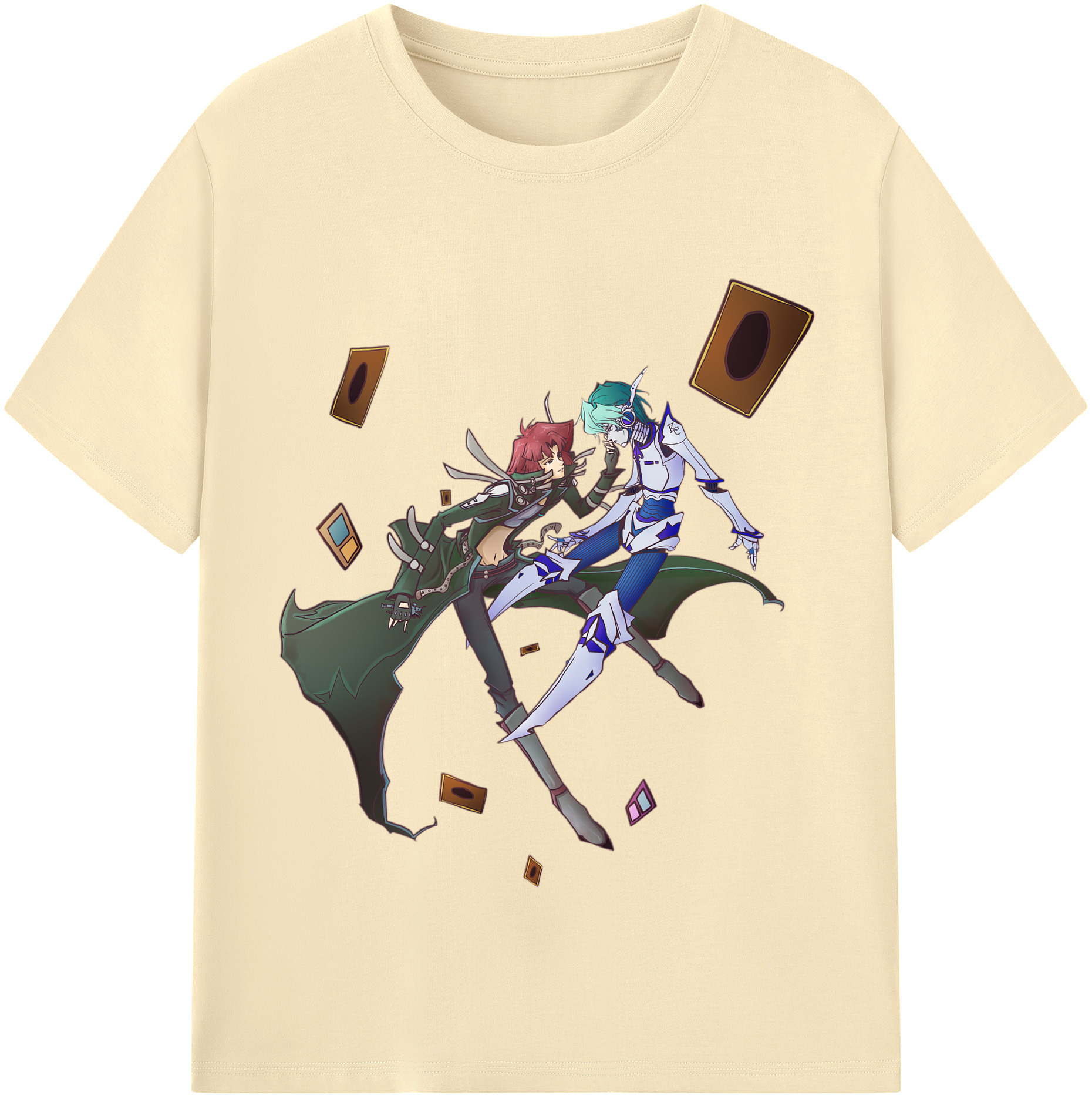 （画像用） 遊☆戯☆王 Yu-Gi-Oh! 綿100％半袖Tシャツ（フロントプリント）