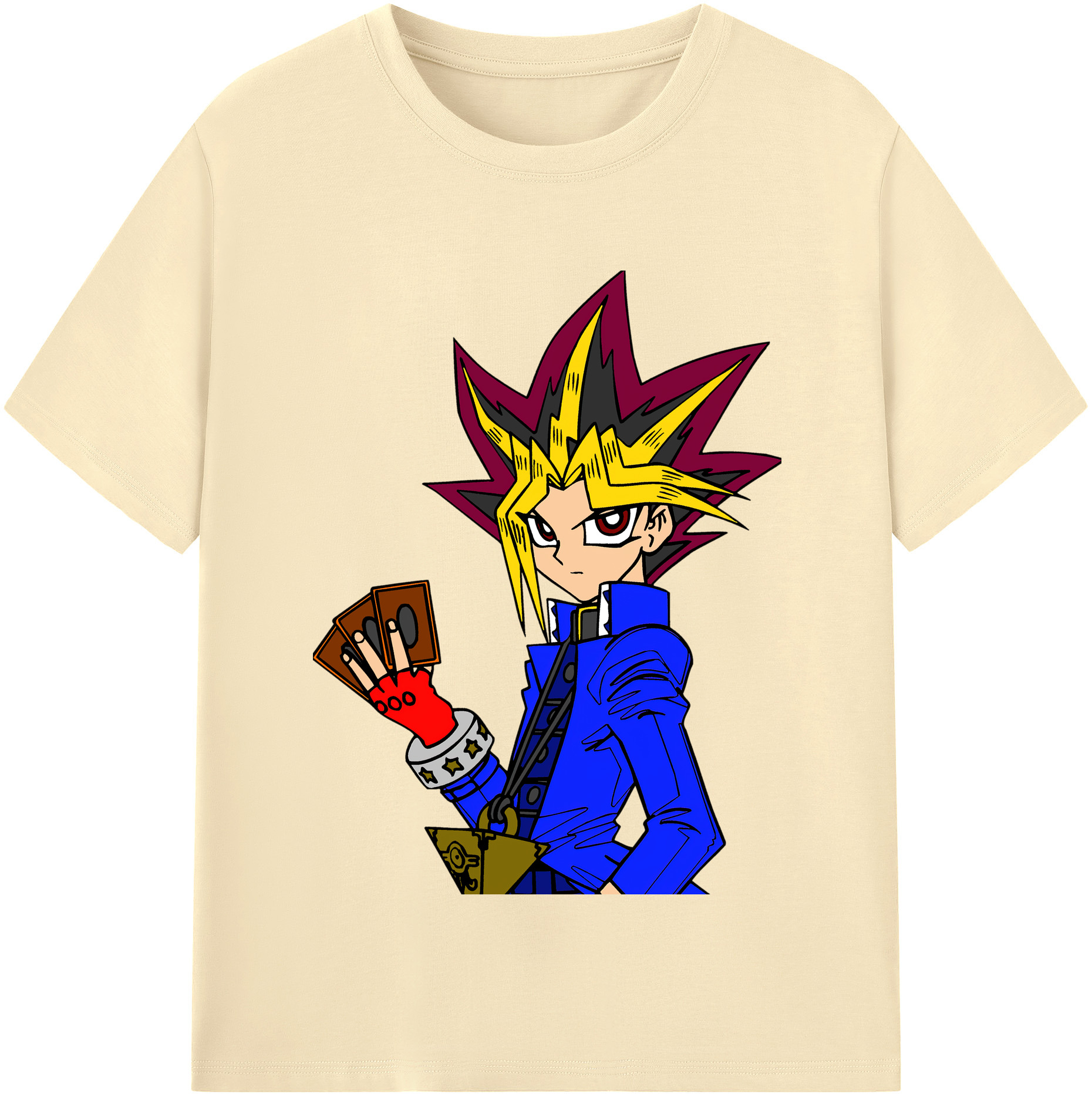 （画像用） 遊☆戯☆王 Yu-Gi-Oh! 綿100％半袖Tシャツ（フロントプリント）
