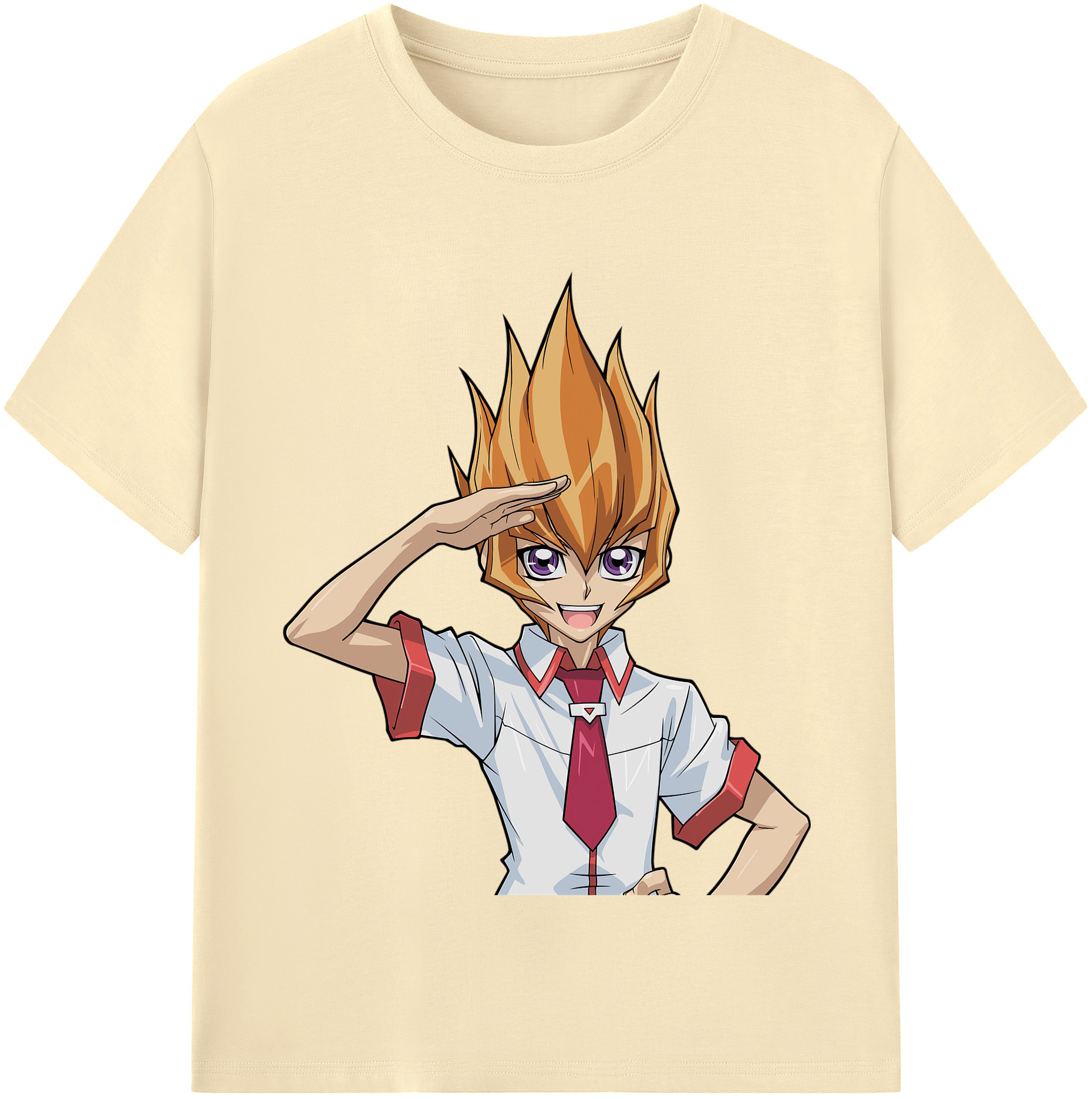 （画像用） 遊☆戯☆王 Yu-Gi-Oh! 綿100％半袖Tシャツ（フロントプリント）
