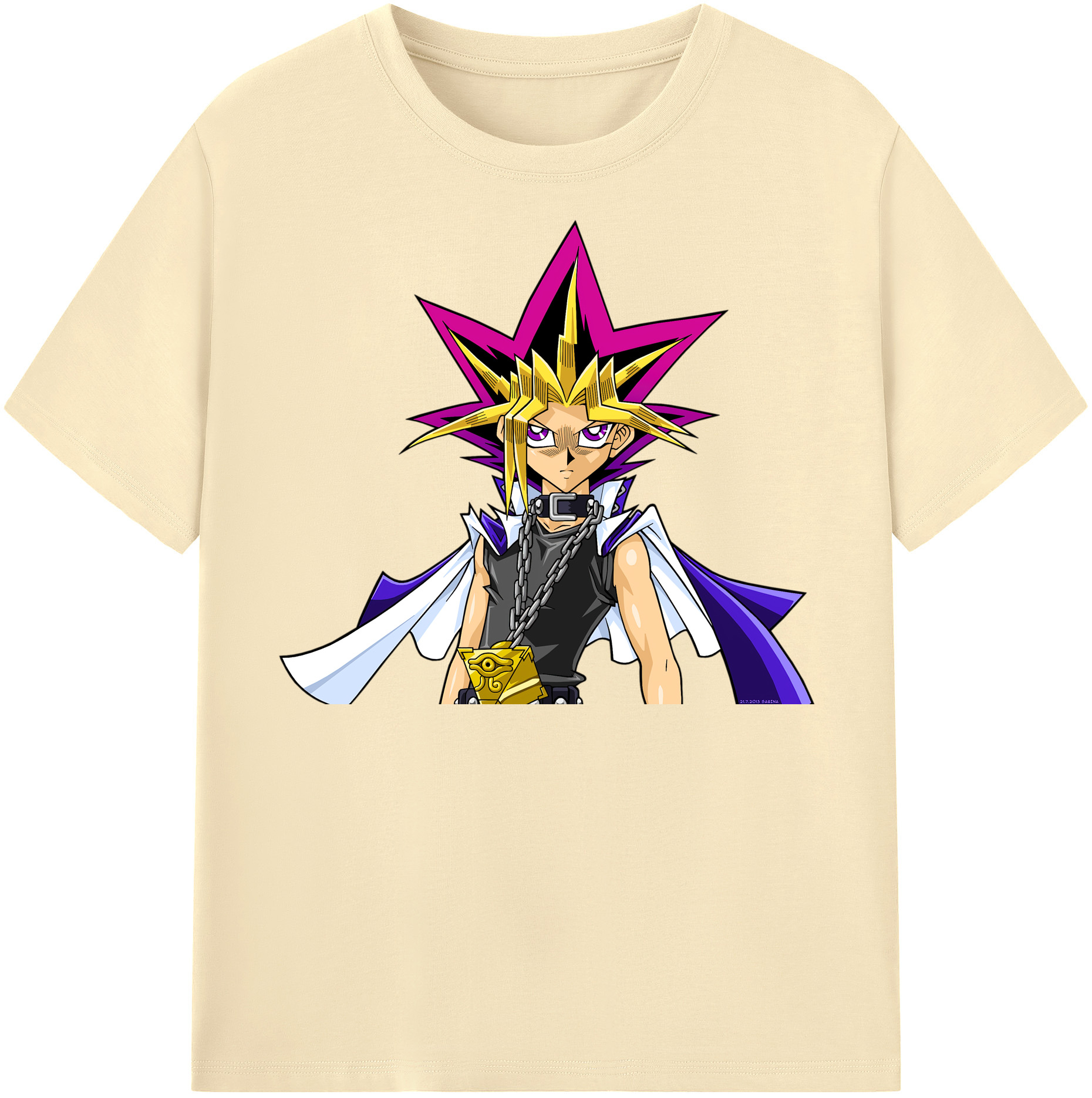 （画像用） 遊☆戯☆王 Yu-Gi-Oh! 綿100％半袖Tシャツ（フロントプリント）
