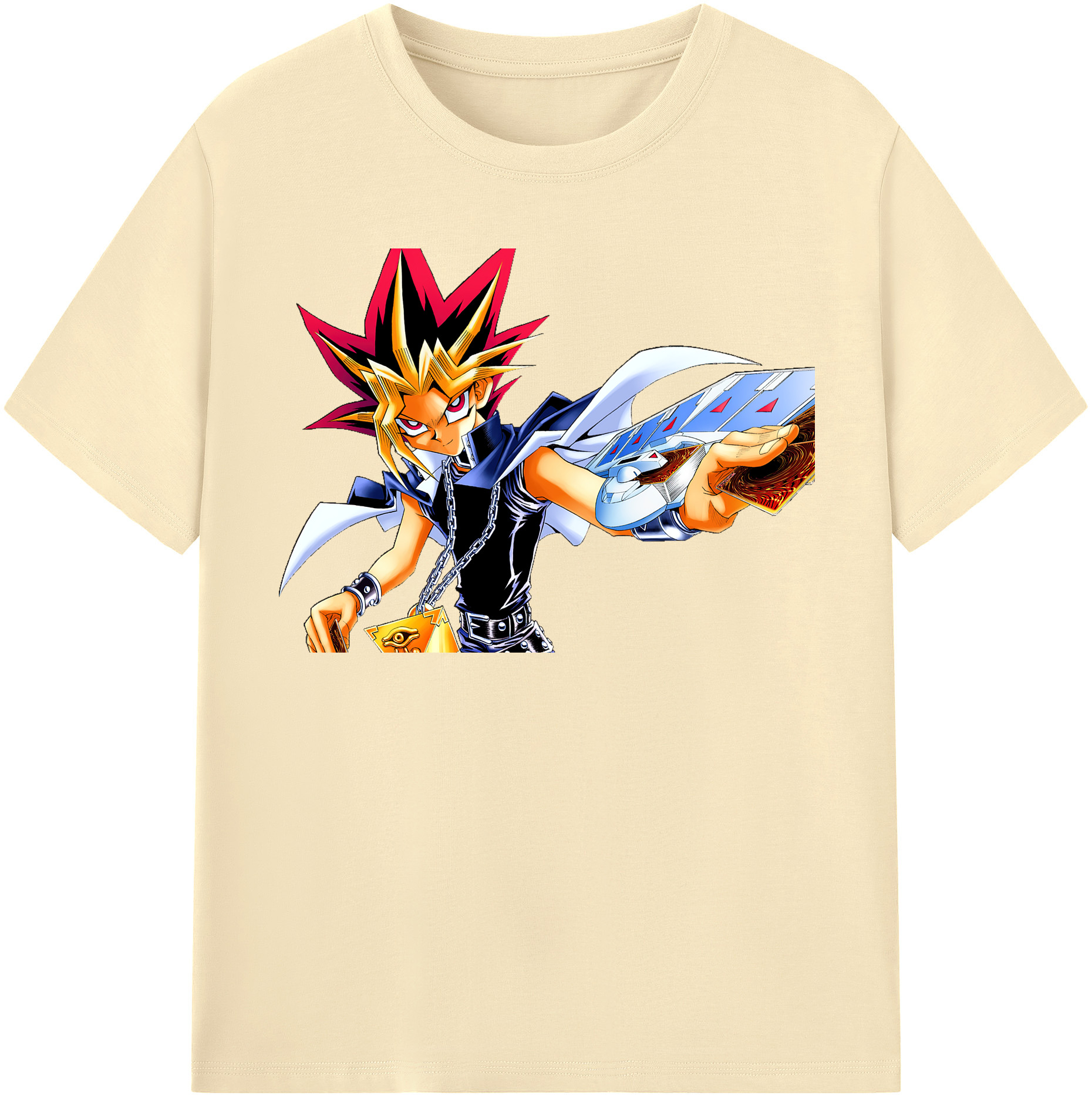 （画像用） 遊☆戯☆王 Yu-Gi-Oh! 綿100％半袖Tシャツ（フロントプリント）