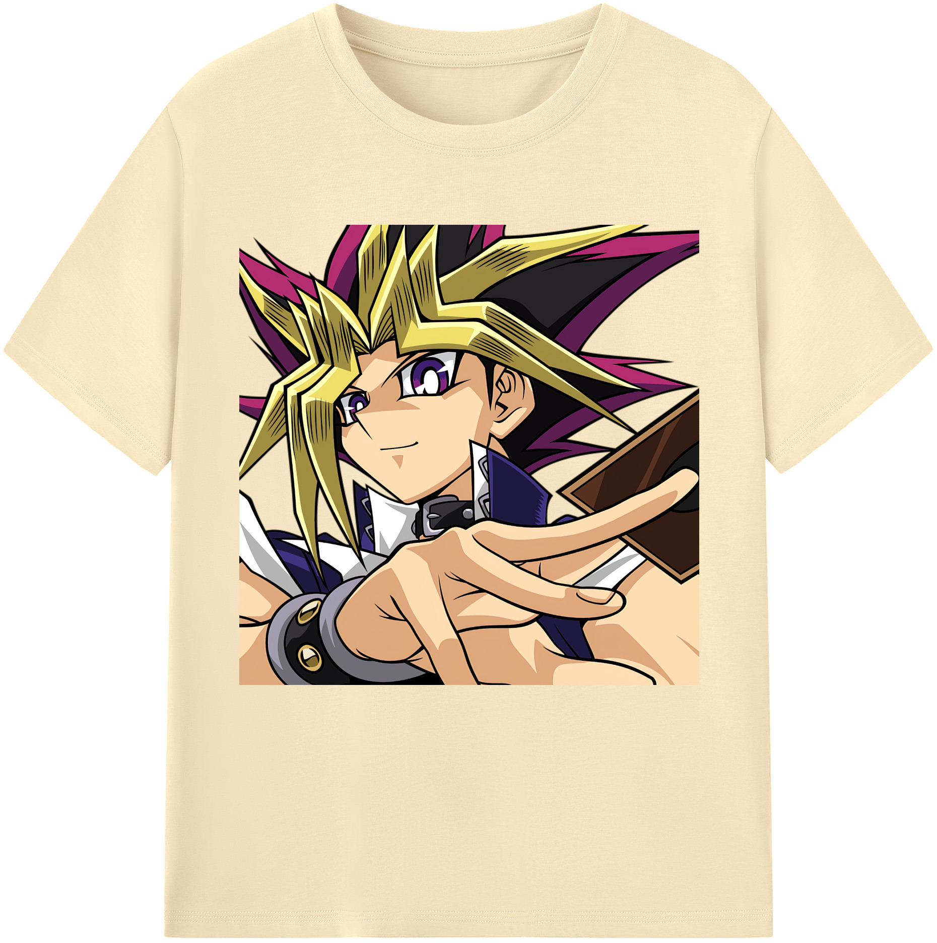（画像用） 遊☆戯☆王 Yu-Gi-Oh! 綿100％半袖Tシャツ（フロントプリント）