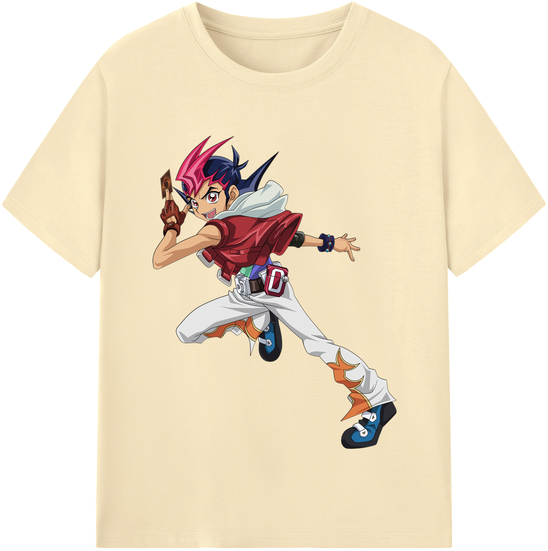 （画像用） 遊☆戯☆王 Yu-Gi-Oh! 綿100％半袖Tシャツ（フロントプリント）
