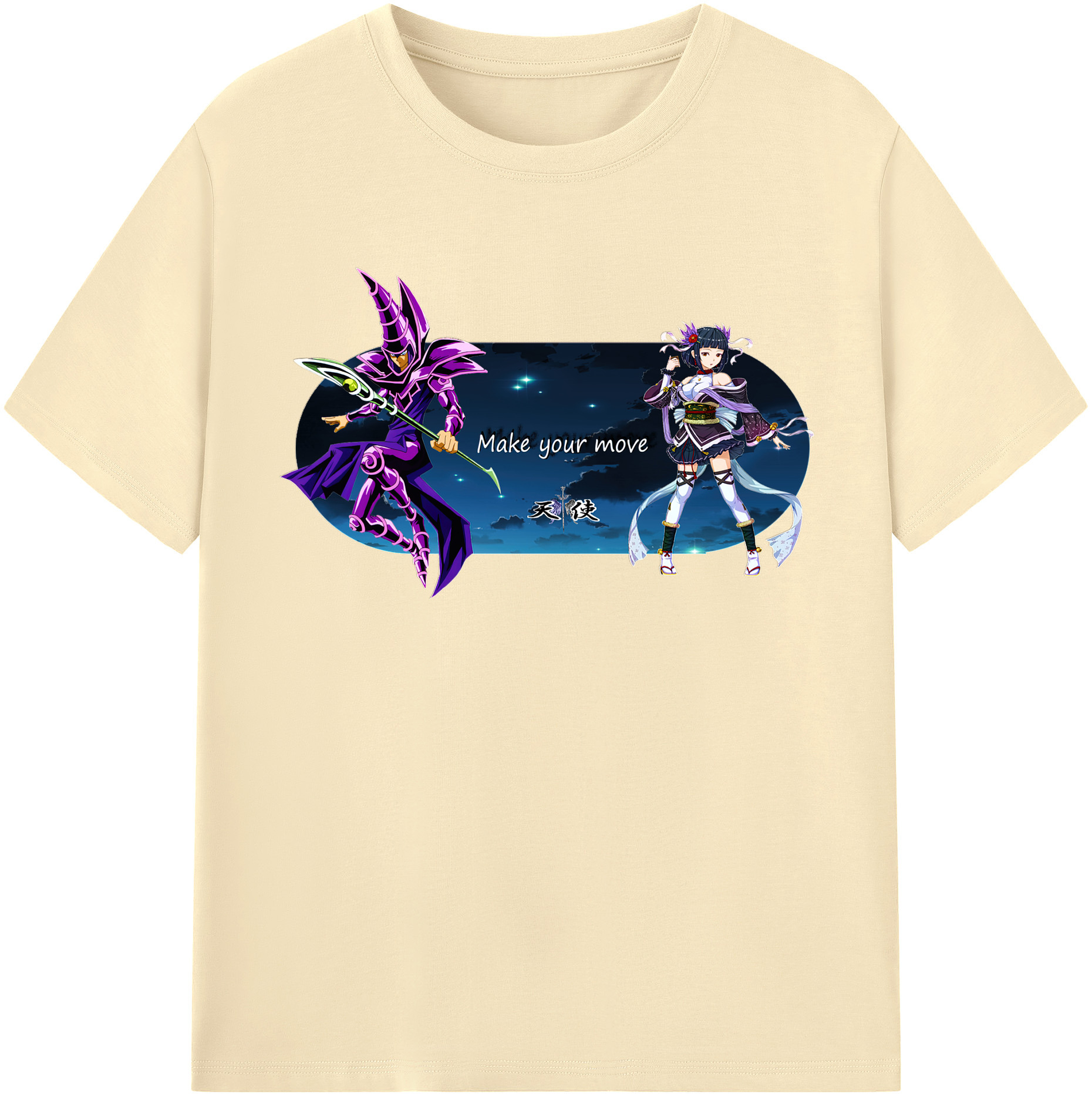 （画像用） 遊☆戯☆王 Yu-Gi-Oh! 綿100％半袖Tシャツ（フロントプリント）
