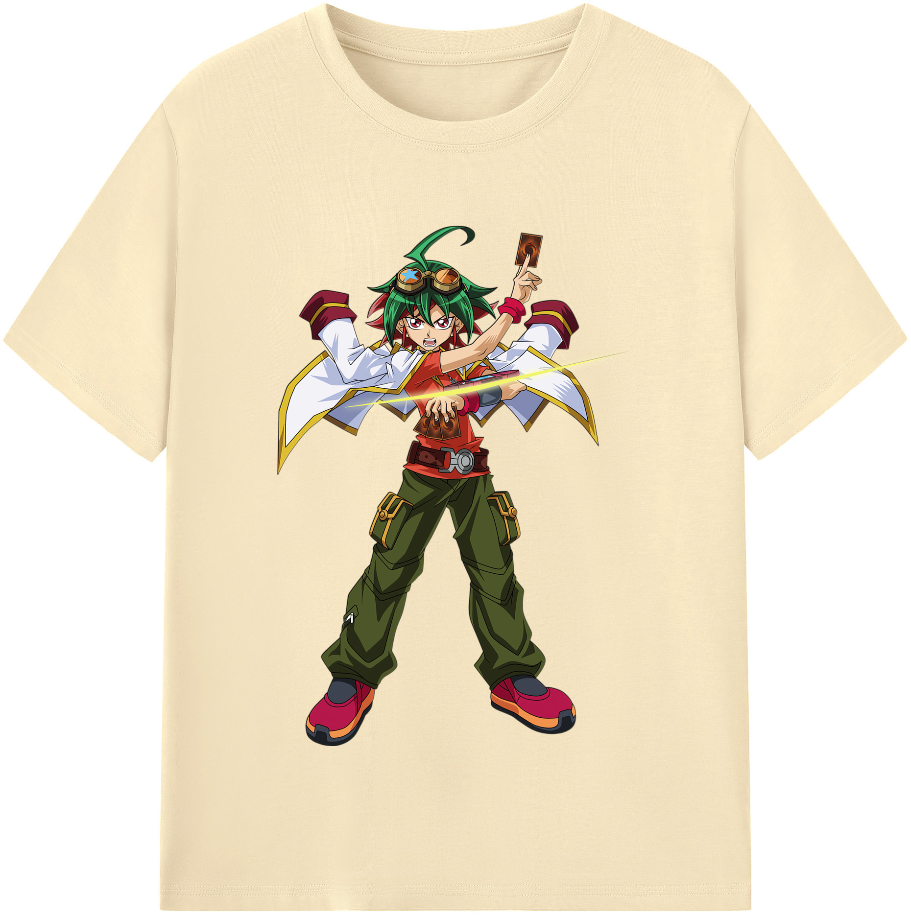 （画像用） 遊☆戯☆王 Yu-Gi-Oh! 綿100％半袖Tシャツ（フロントプリント）
