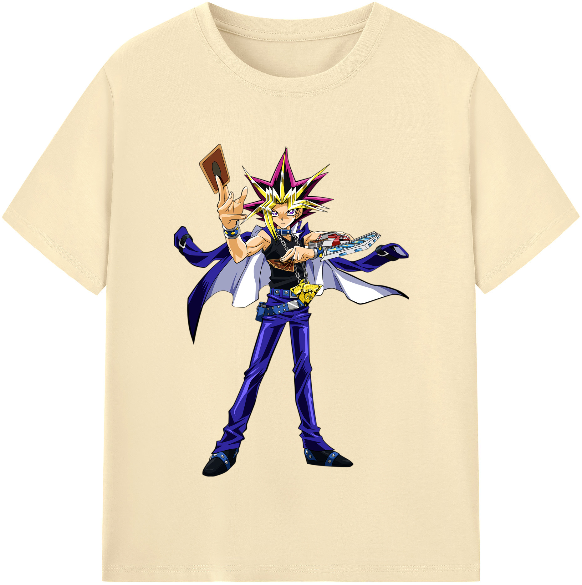 （画像用） 遊☆戯☆王 Yu-Gi-Oh! 綿100％半袖Tシャツ（フロントプリント）