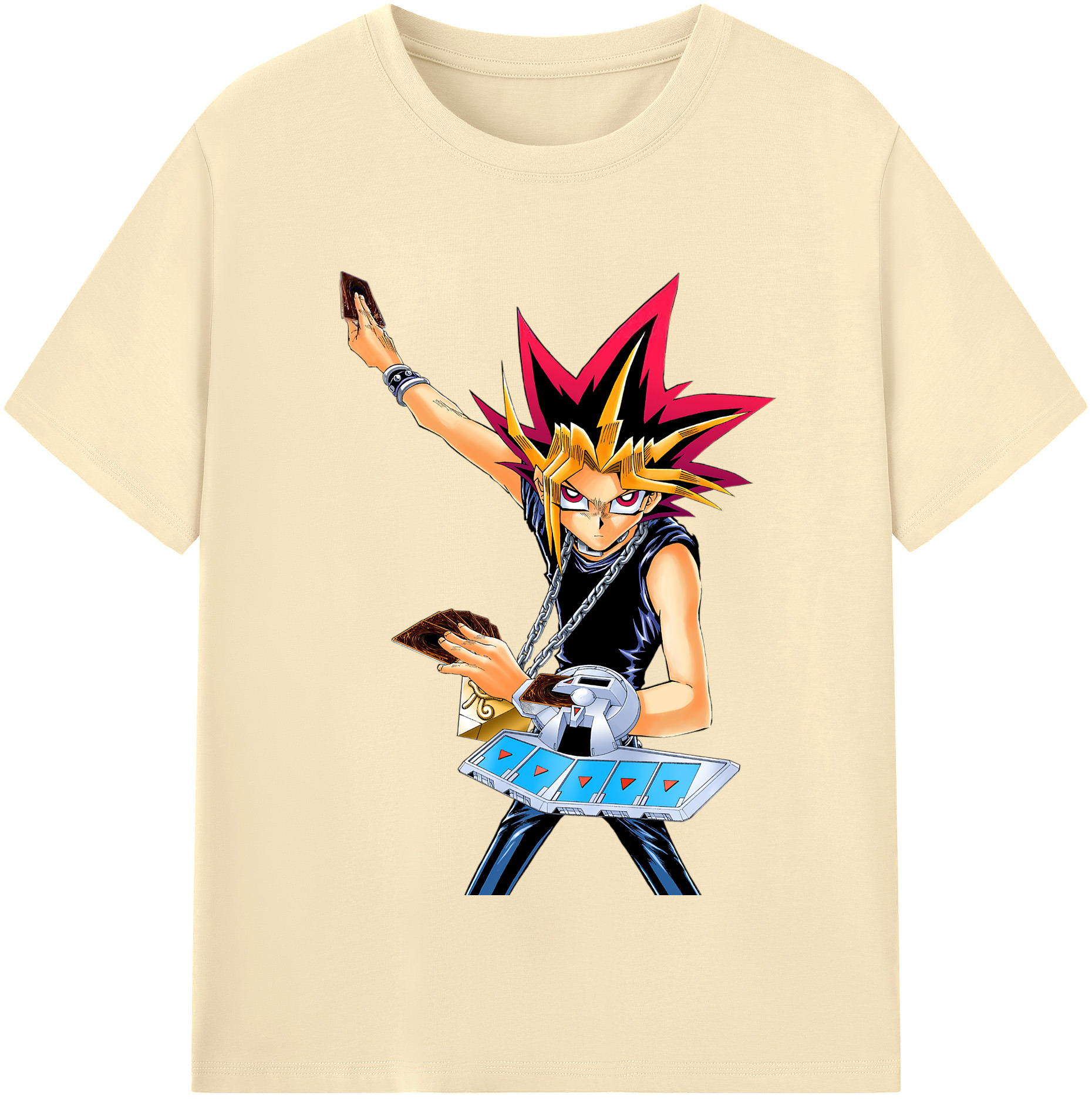 （画像用） 遊☆戯☆王 Yu-Gi-Oh! 綿100％半袖Tシャツ（フロントプリント）