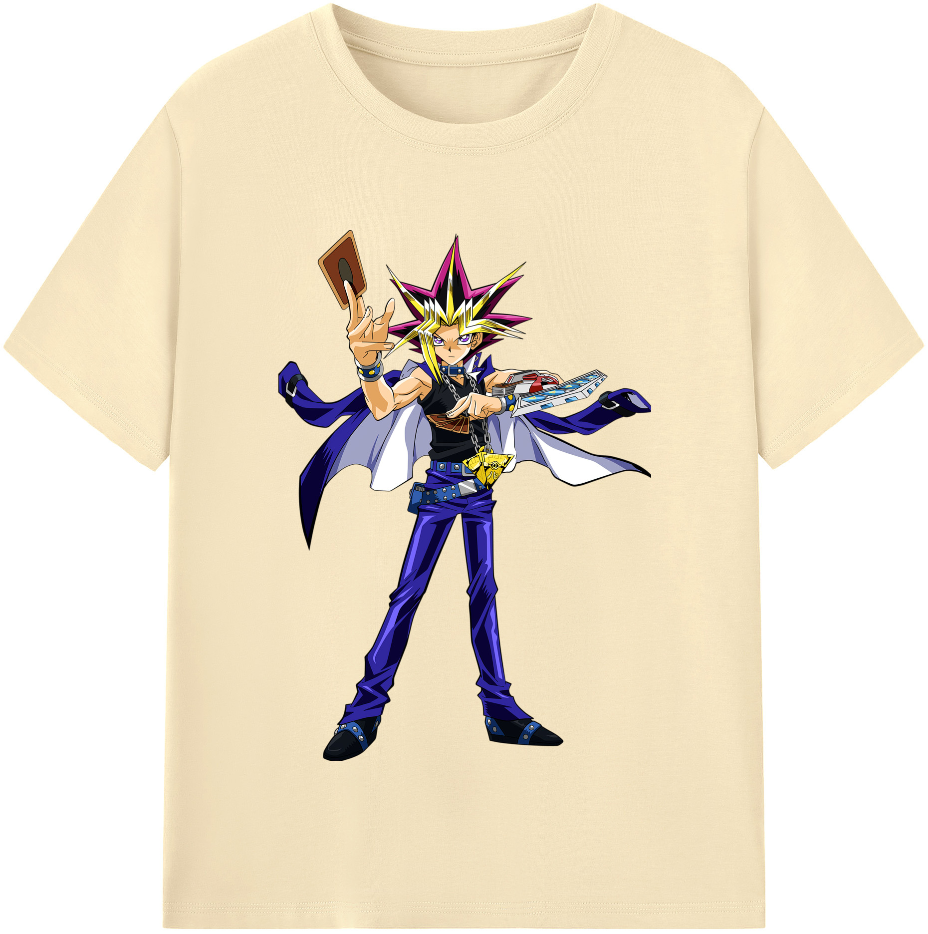 （画像用） 遊☆戯☆王 Yu-Gi-Oh! 綿100％半袖Tシャツ（フロントプリント）