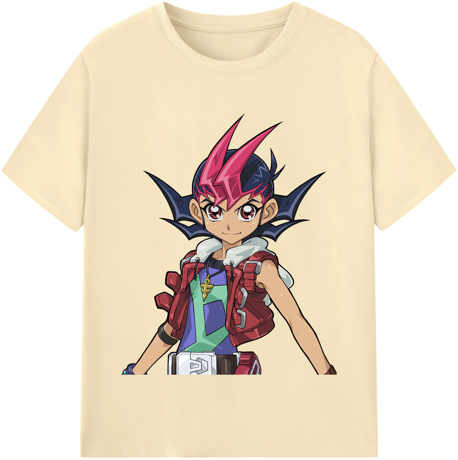 （画像用） 遊☆戯☆王 Yu-Gi-Oh! 綿100％半袖Tシャツ（フロントプリント）