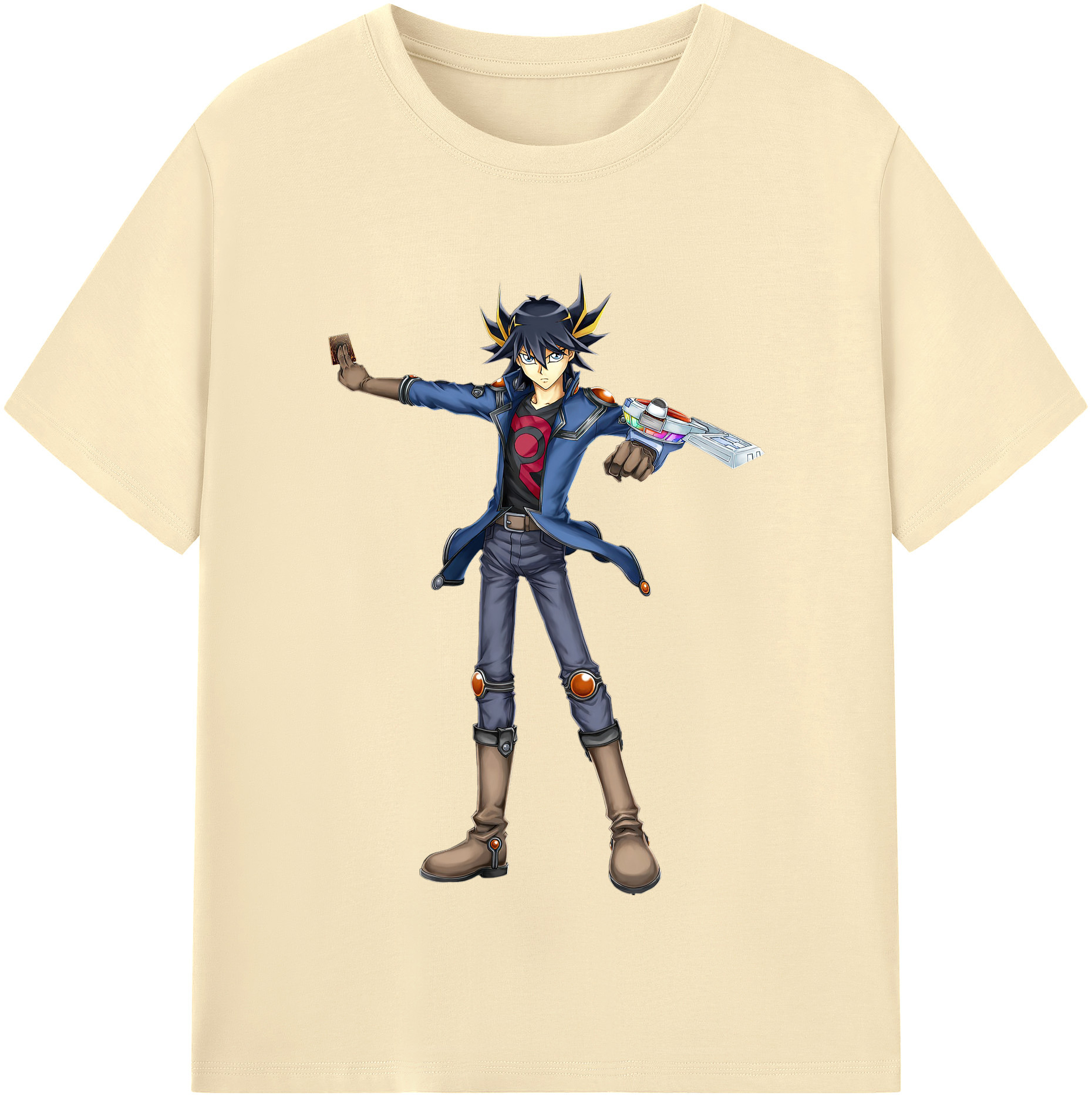 （画像用） 遊☆戯☆王 Yu-Gi-Oh! 綿100％半袖Tシャツ（フロントプリント）