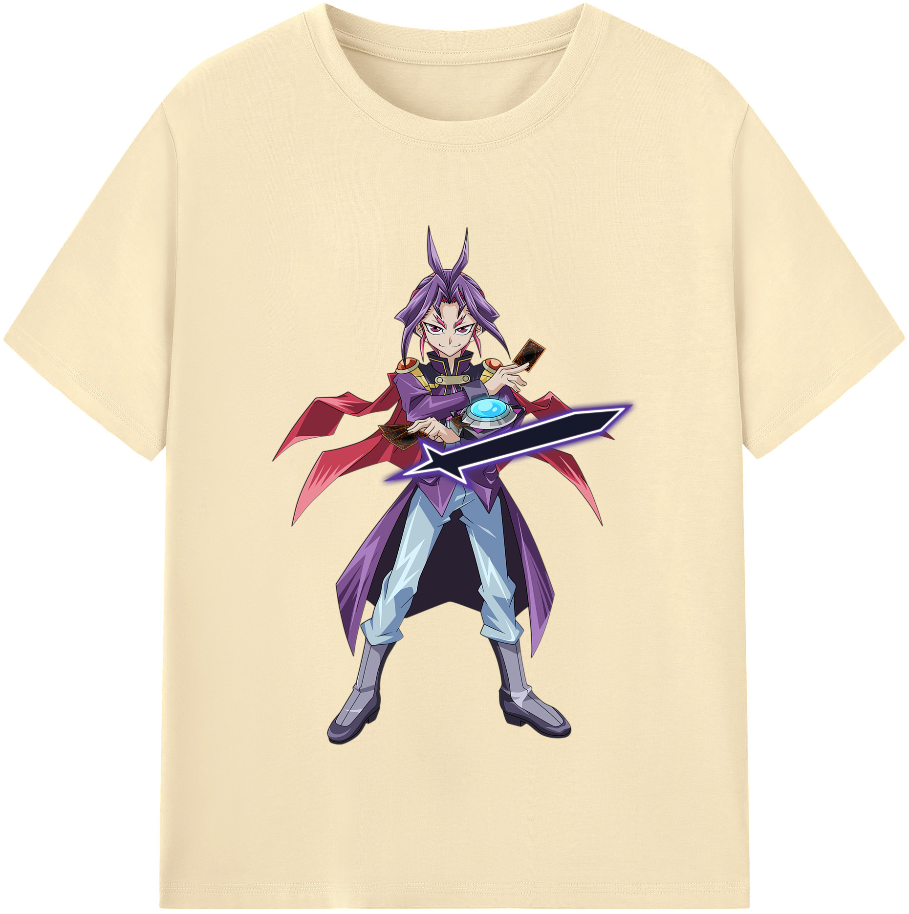 （画像用） 遊☆戯☆王 Yu-Gi-Oh! 綿100％半袖Tシャツ（フロントプリント）
