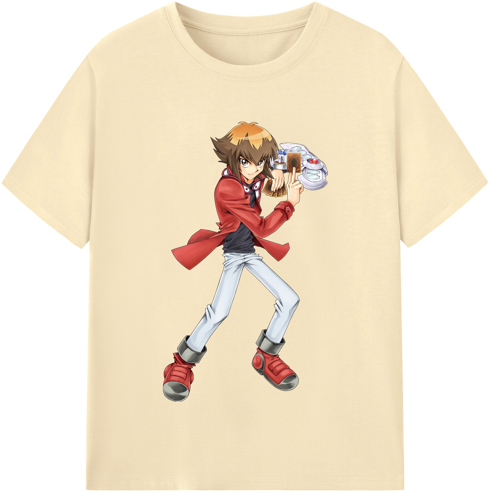 （画像用） 遊☆戯☆王 Yu-Gi-Oh! 綿100％半袖Tシャツ（フロントプリント）