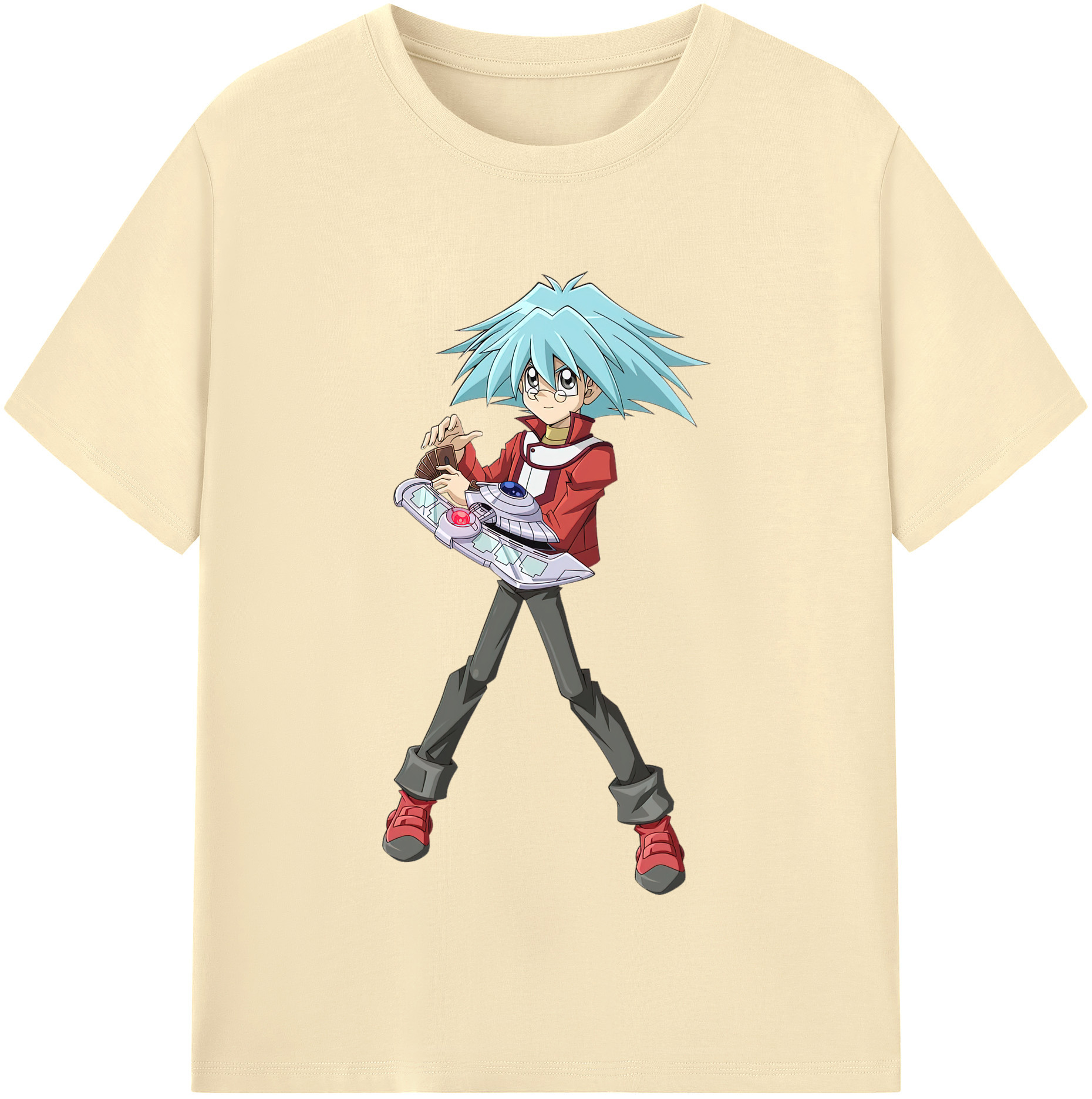（画像用） 遊☆戯☆王 Yu-Gi-Oh! 綿100％半袖Tシャツ（フロントプリント）