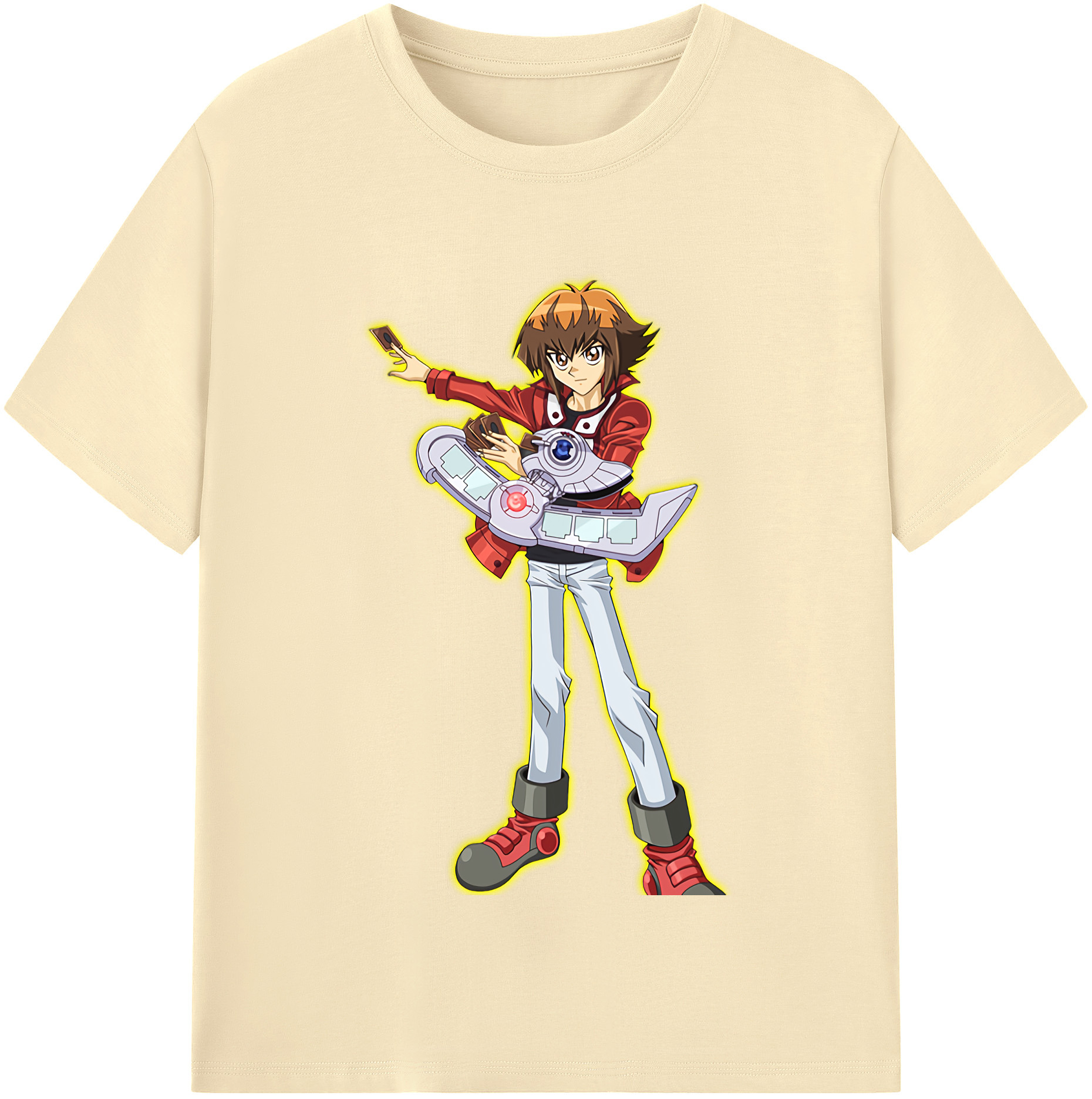 （画像用） 遊☆戯☆王 Yu-Gi-Oh! 綿100％半袖Tシャツ（フロントプリント）