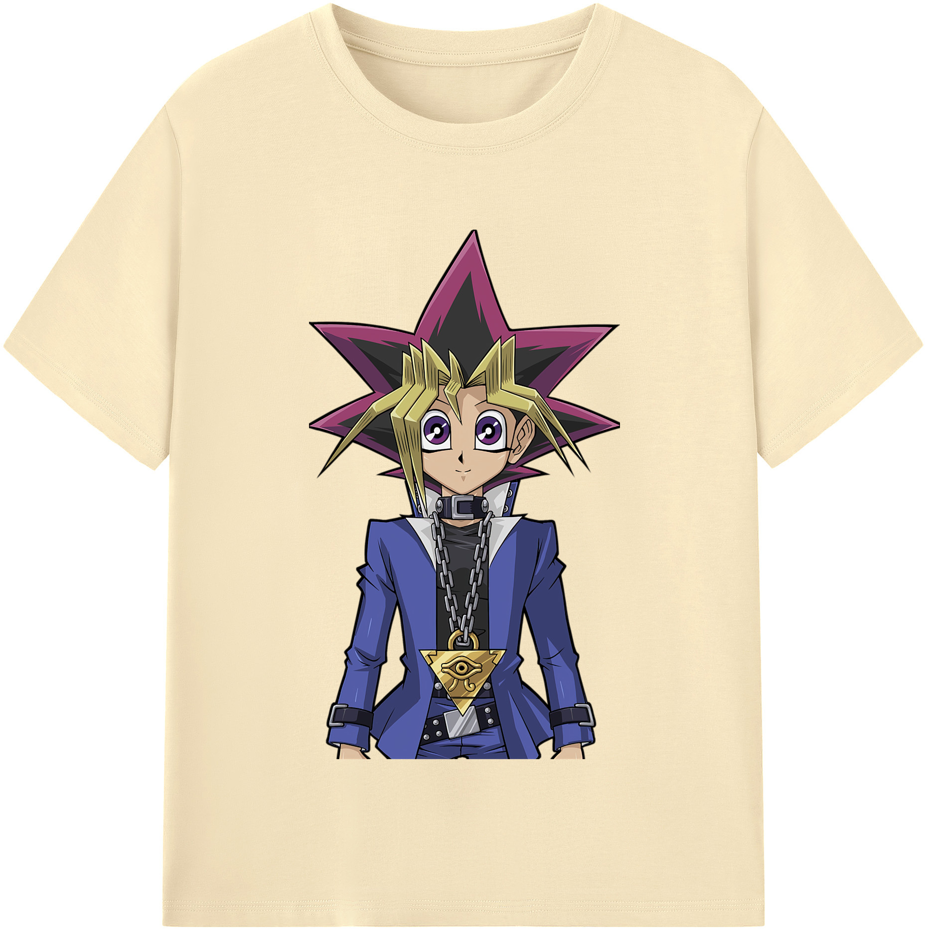 （画像用） 遊☆戯☆王 Yu-Gi-Oh! 綿100％半袖Tシャツ（フロントプリント）