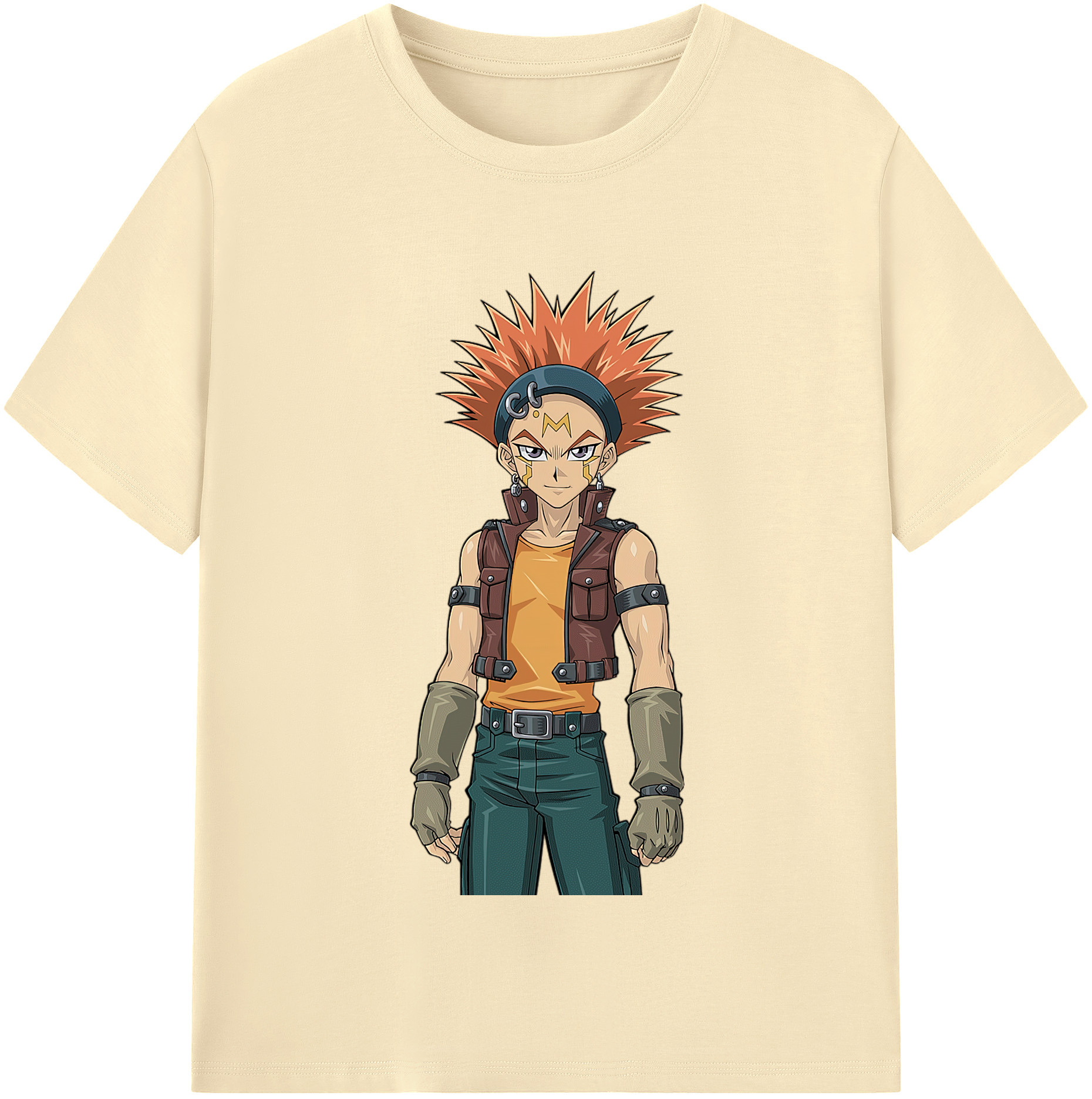 （画像用） 遊☆戯☆王 Yu-Gi-Oh! 綿100％半袖Tシャツ（フロントプリント）