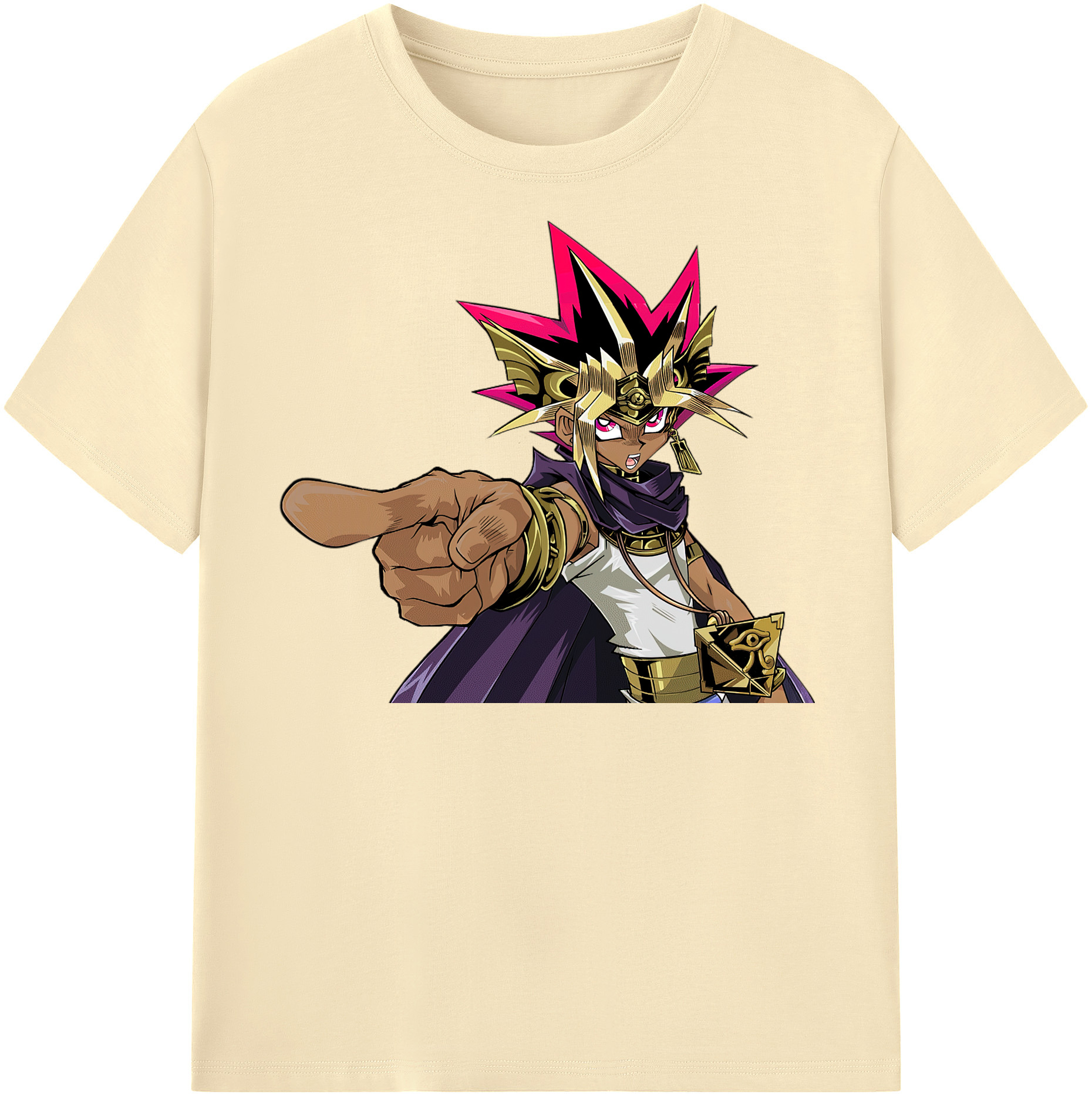 （画像用） 遊☆戯☆王 Yu-Gi-Oh! 綿100％半袖Tシャツ（フロントプリント）
