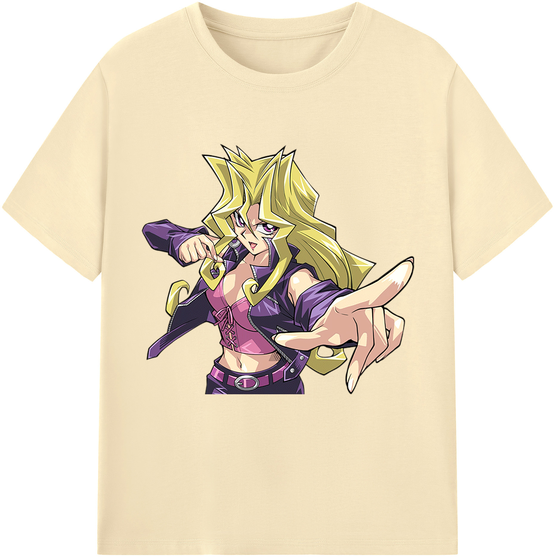 （画像用） 遊☆戯☆王 Yu-Gi-Oh! 綿100％半袖Tシャツ（フロントプリント）