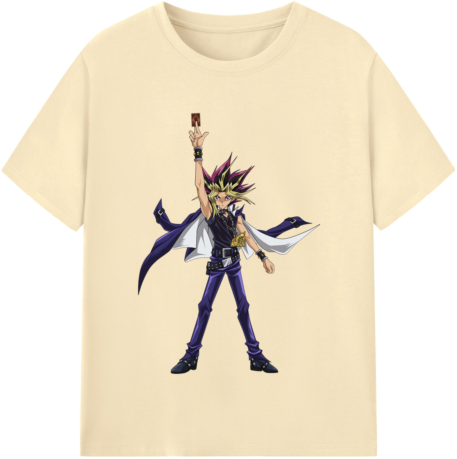 （画像用） 遊☆戯☆王 Yu-Gi-Oh! 綿100％半袖Tシャツ（フロントプリント）